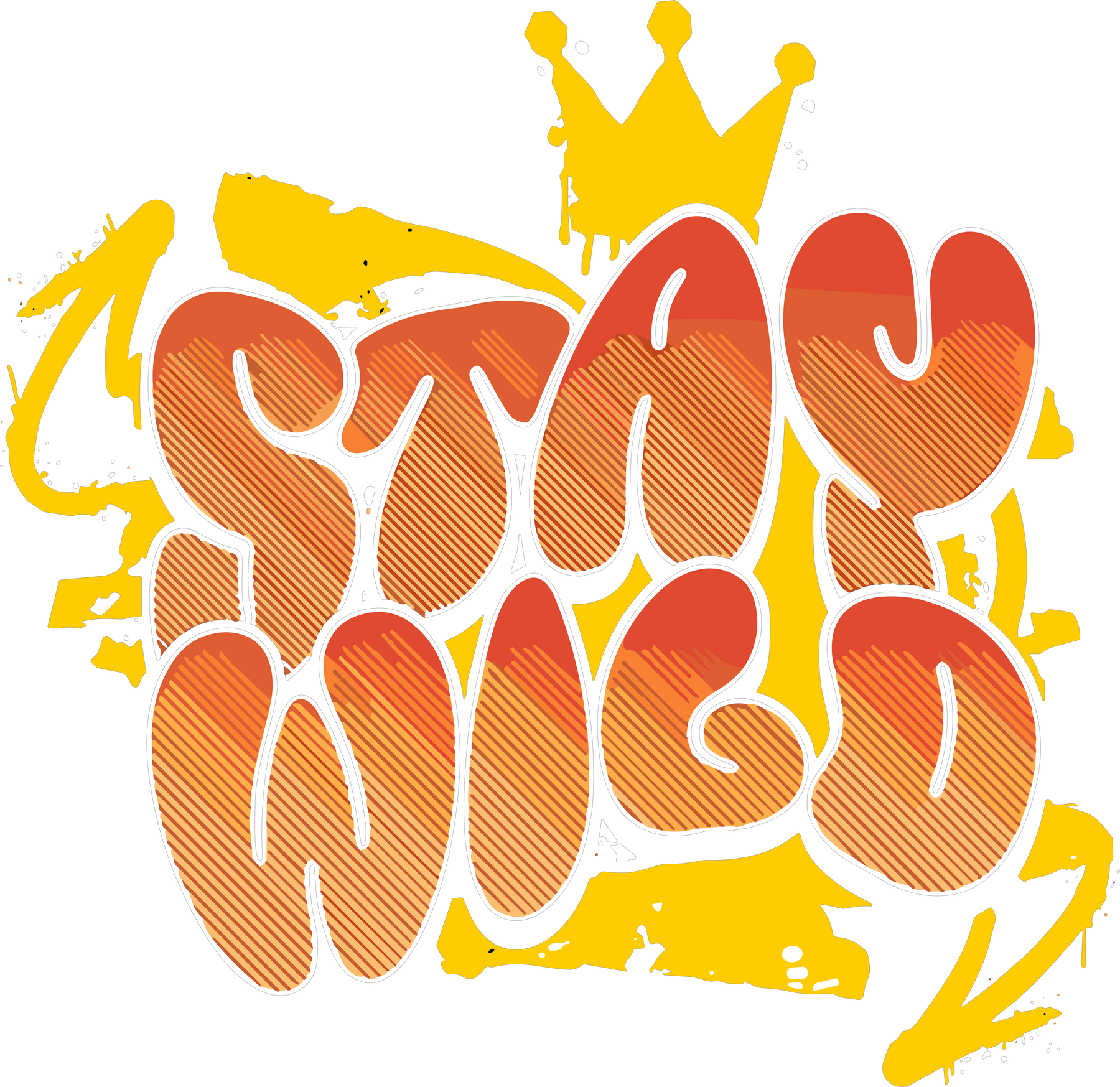 Camiseta Oversized Drop Typography Stay Wild Hevor