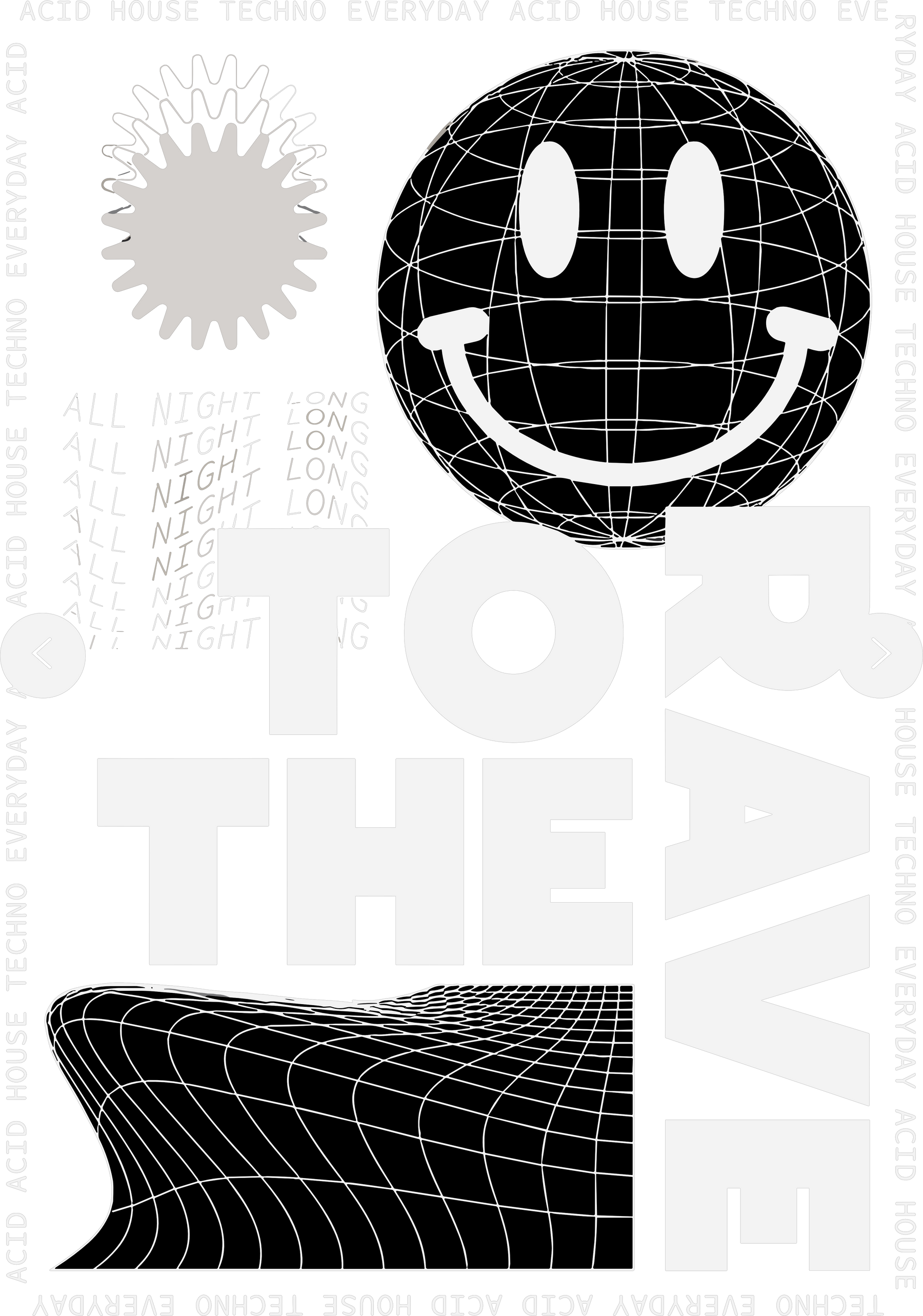 Camiseta Oversized Drop Typography To The Have Hevor