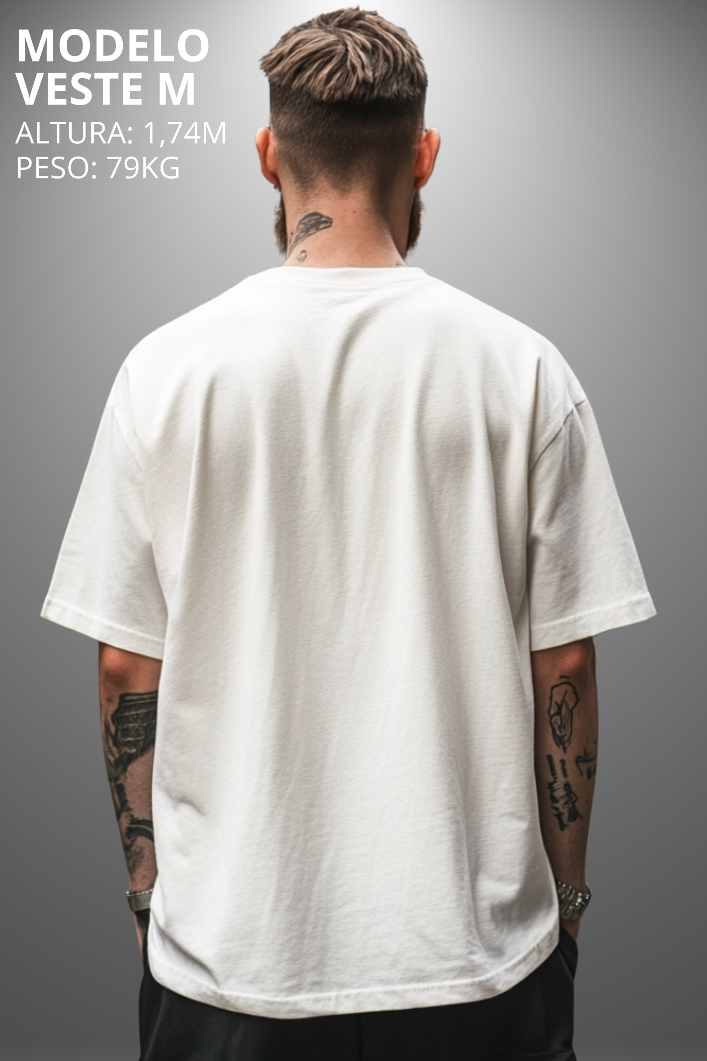 Camiseta Oversized Tshirt Hevor Despojada Eclipse Sereno