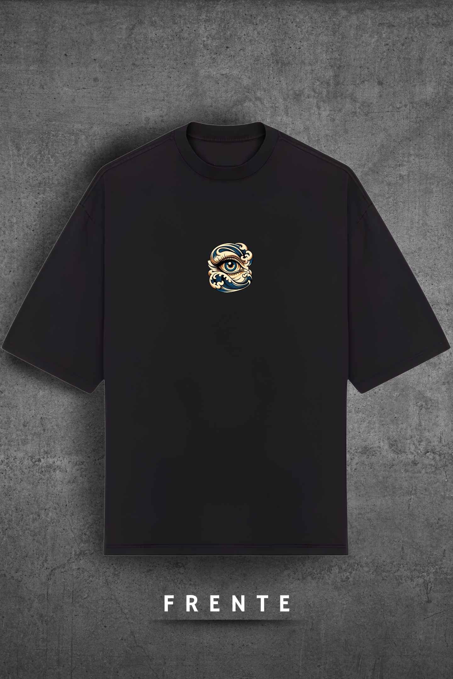 Camiseta Oversized Tshirt Hevor Despojada Waves