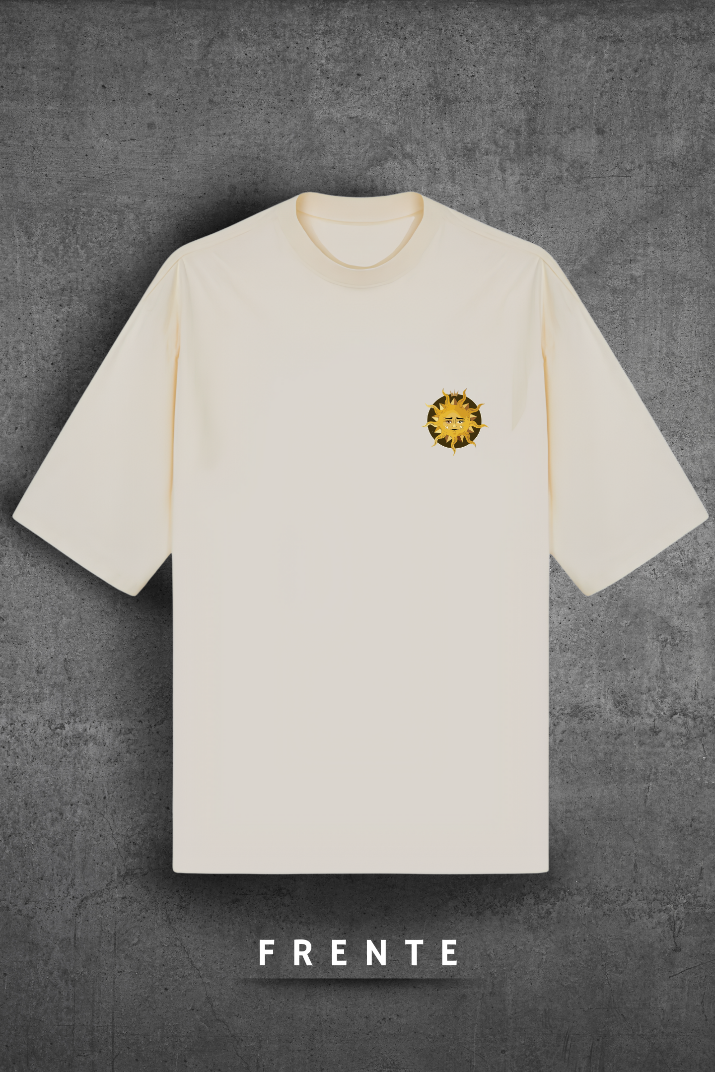 Camiseta Oversized Tshirt Hevor Exclusive Moon Sun