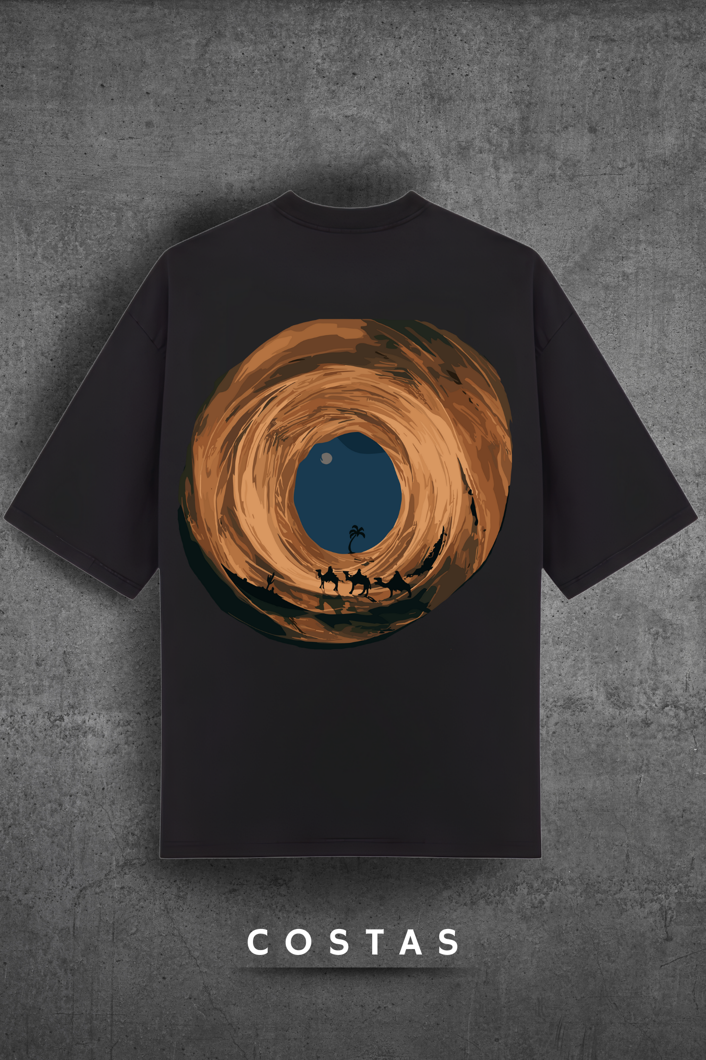 Camiseta Oversized Tshirt Hevor Exclusive Desert