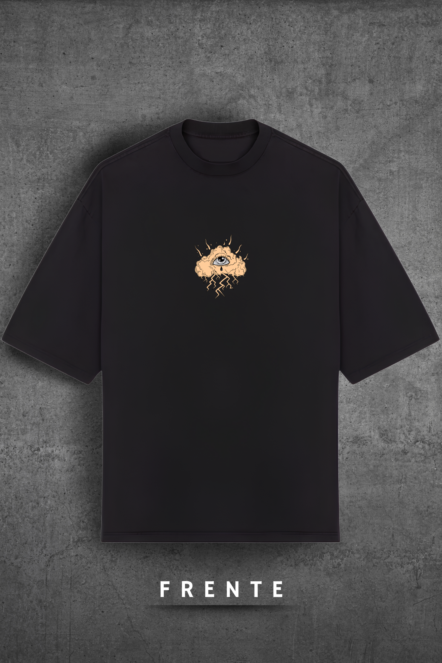 Camiseta Oversized Tshirt Hevor Despojada Tempestade