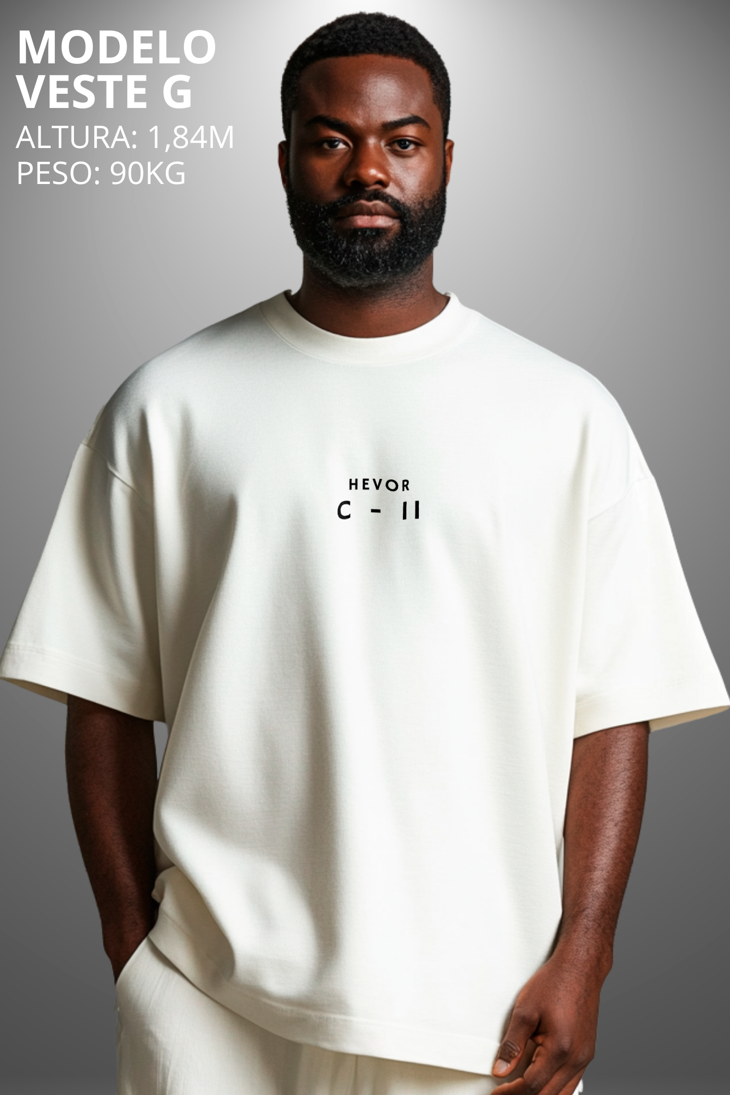 Camiseta Oversized Drop Folclore Brasileiro Curupira Hevor