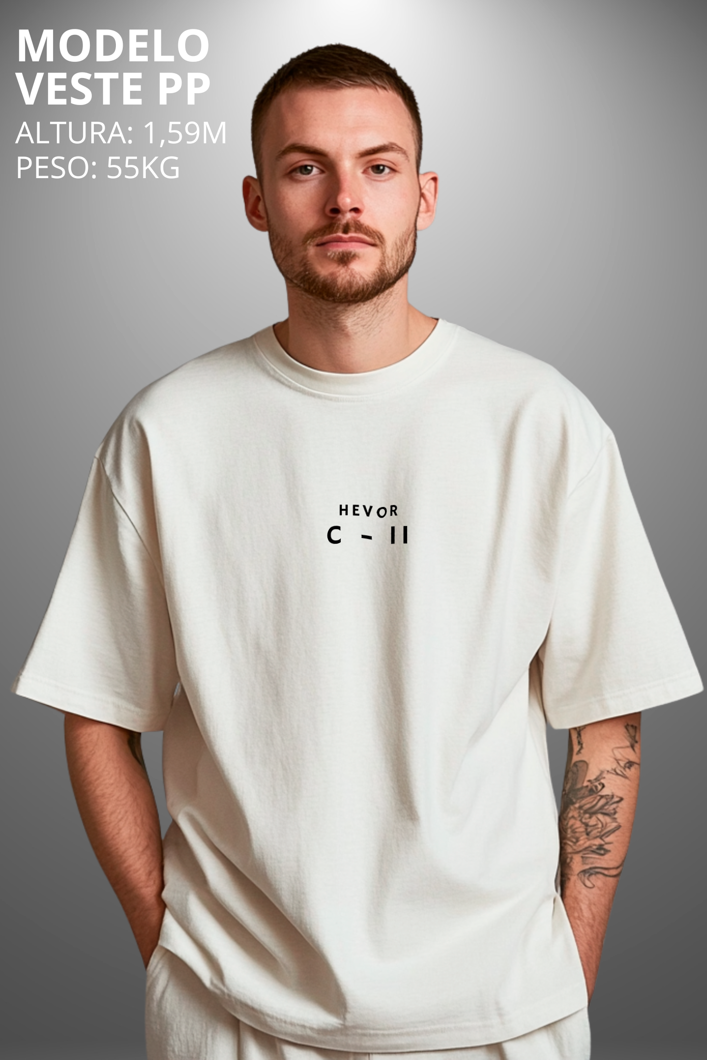 Camiseta Oversized Drop Folclore Brasileiro Curupira Hevor