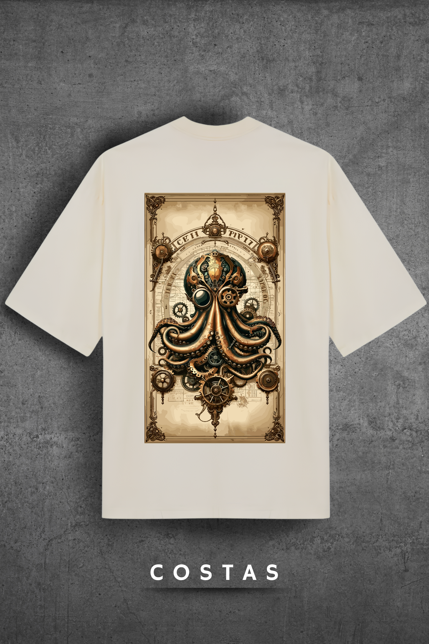 Camiseta Oversized Tshirt Hevor Tarot Kraquen