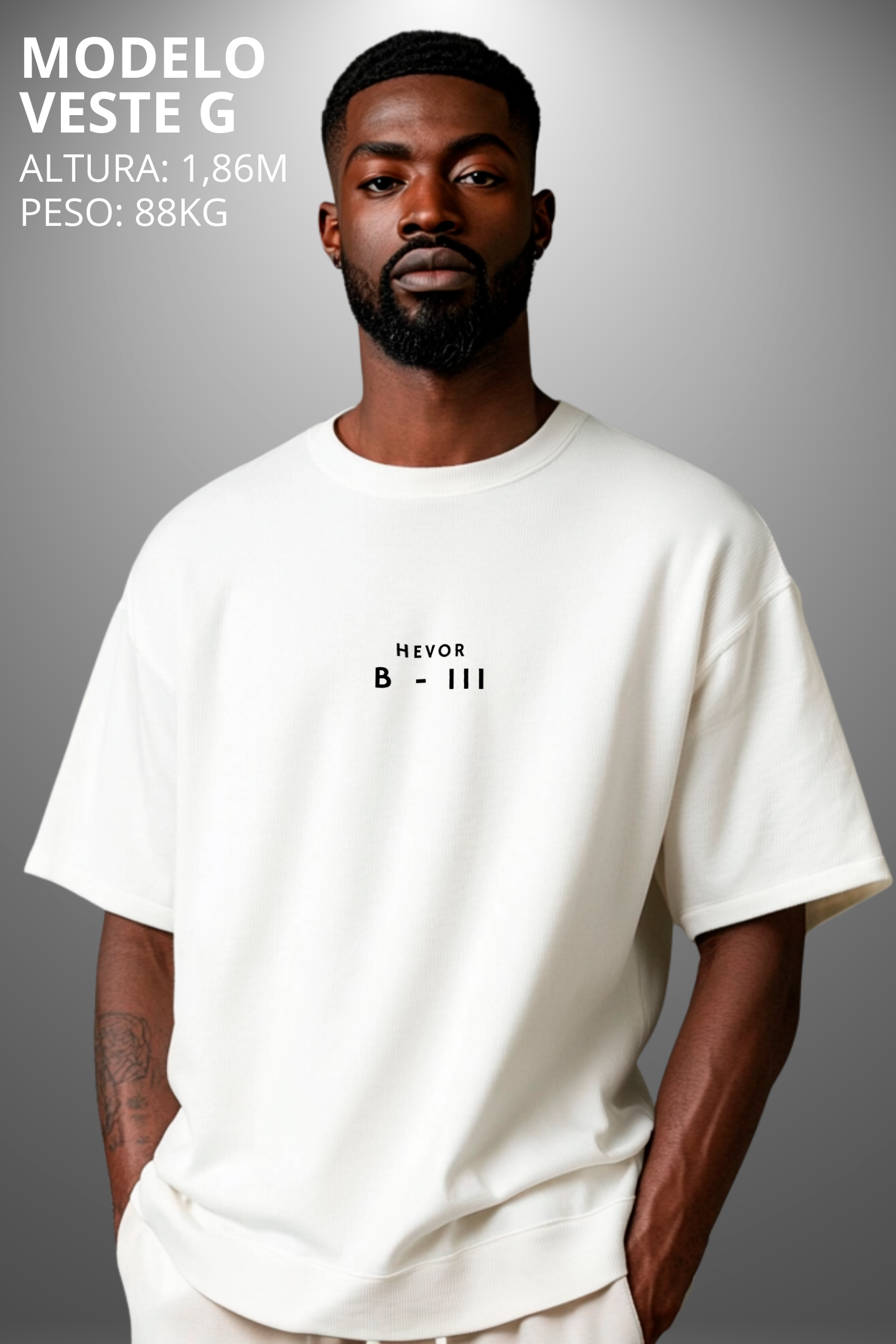 Camiseta Oversized Drop Folclore Brasileiro Boitata Hevor