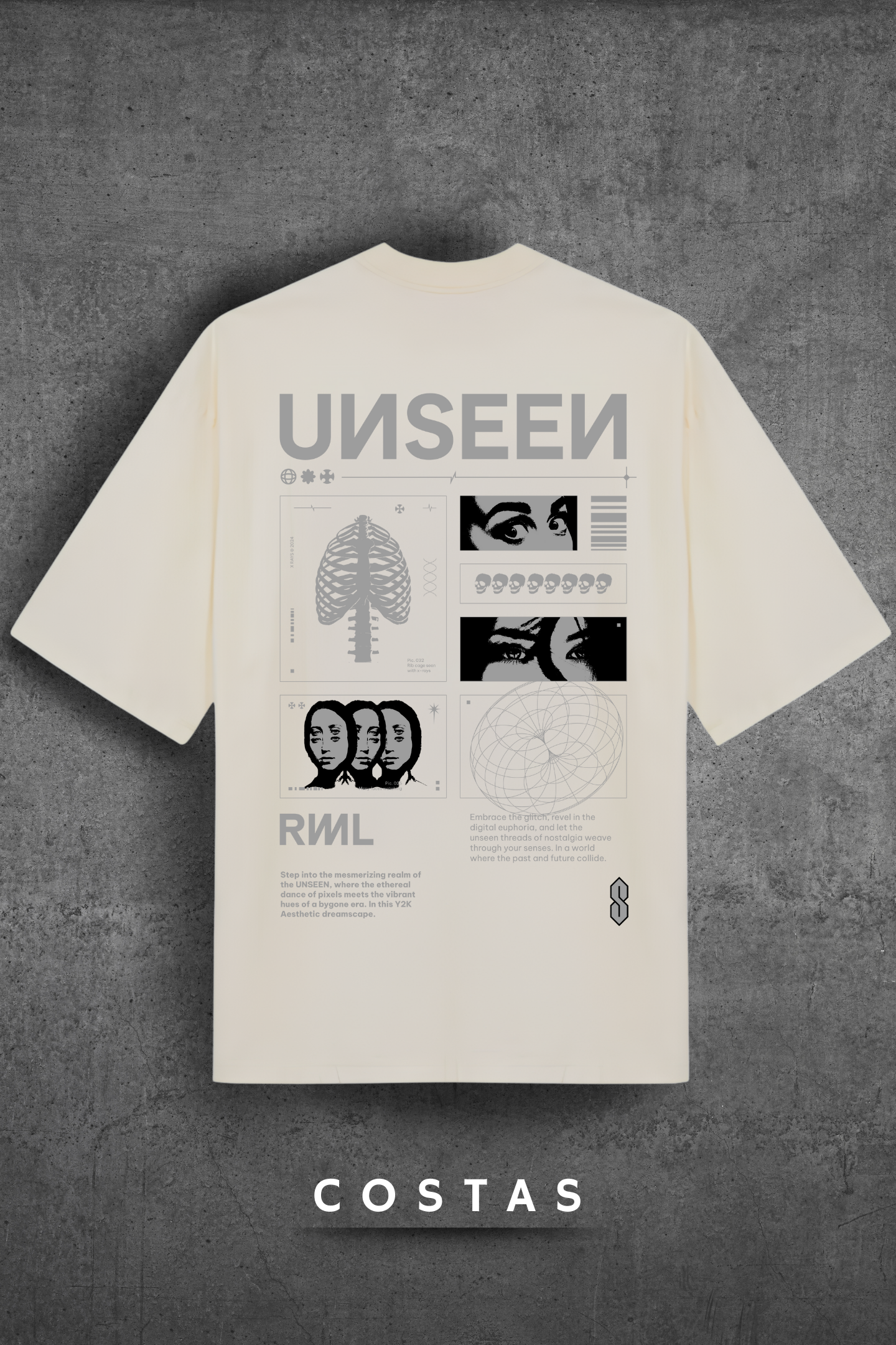 Camiseta Oversized Tarot Unseen Hevor