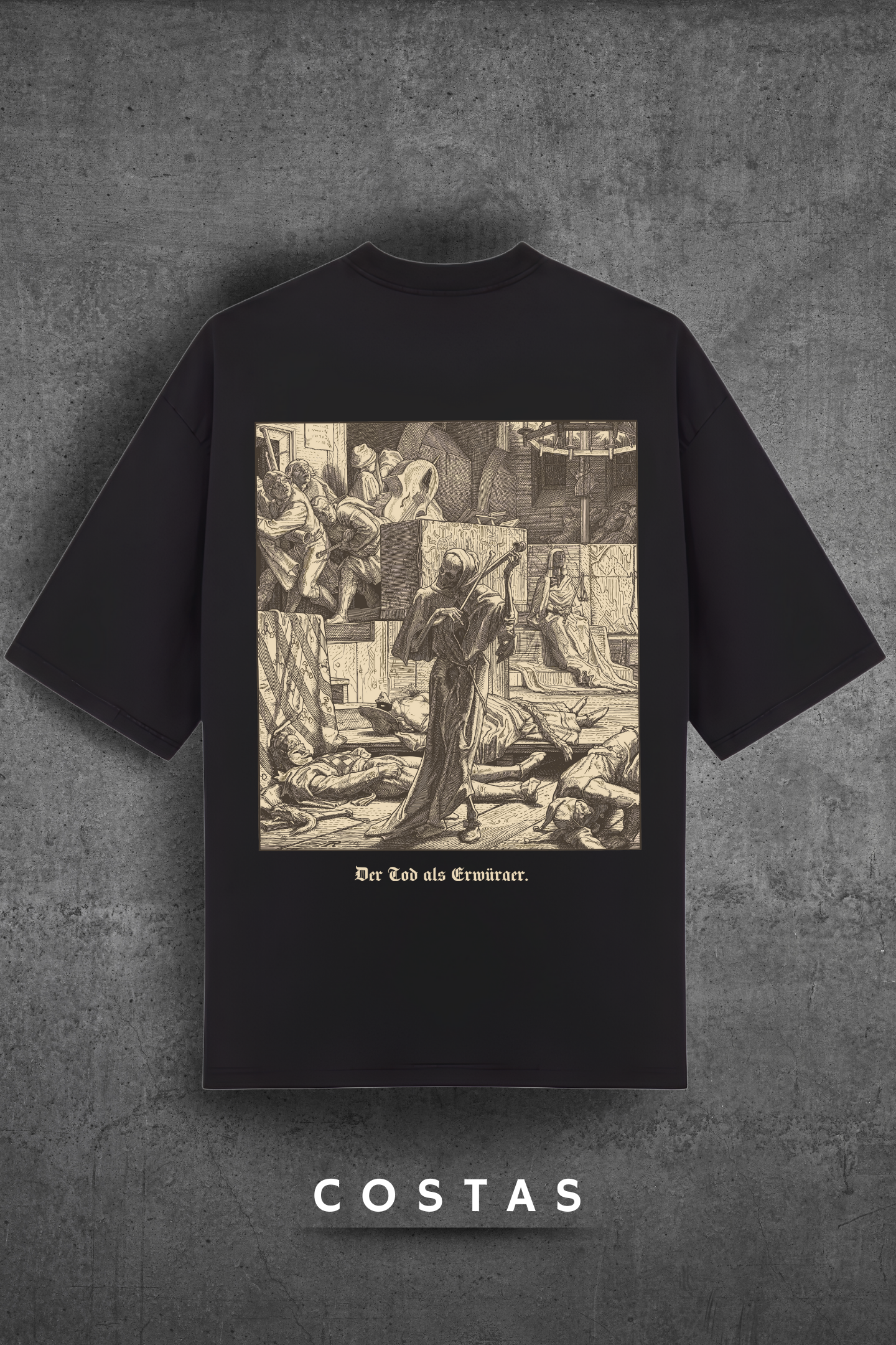 Camiseta Oversized Tshirt Hevor Tarot Final Sigh