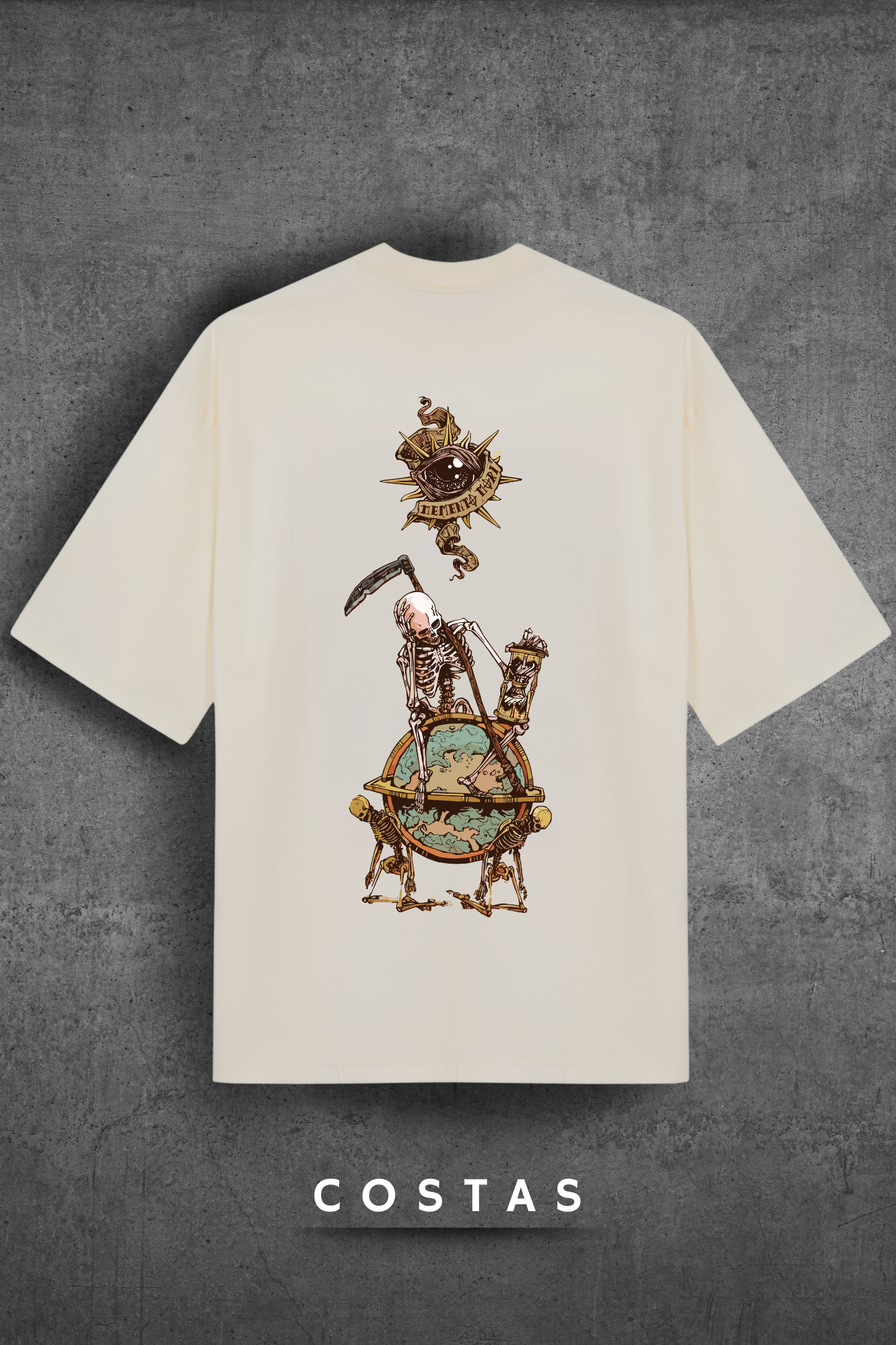 Camiseta Oversized Tshirt Hevor Tarot Tik Tak