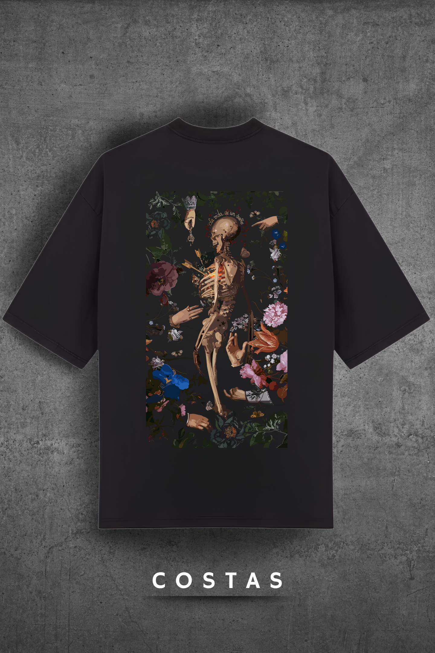 Camiseta Oversized Tshirt Hevor Tarot A Vida é um Sonho
