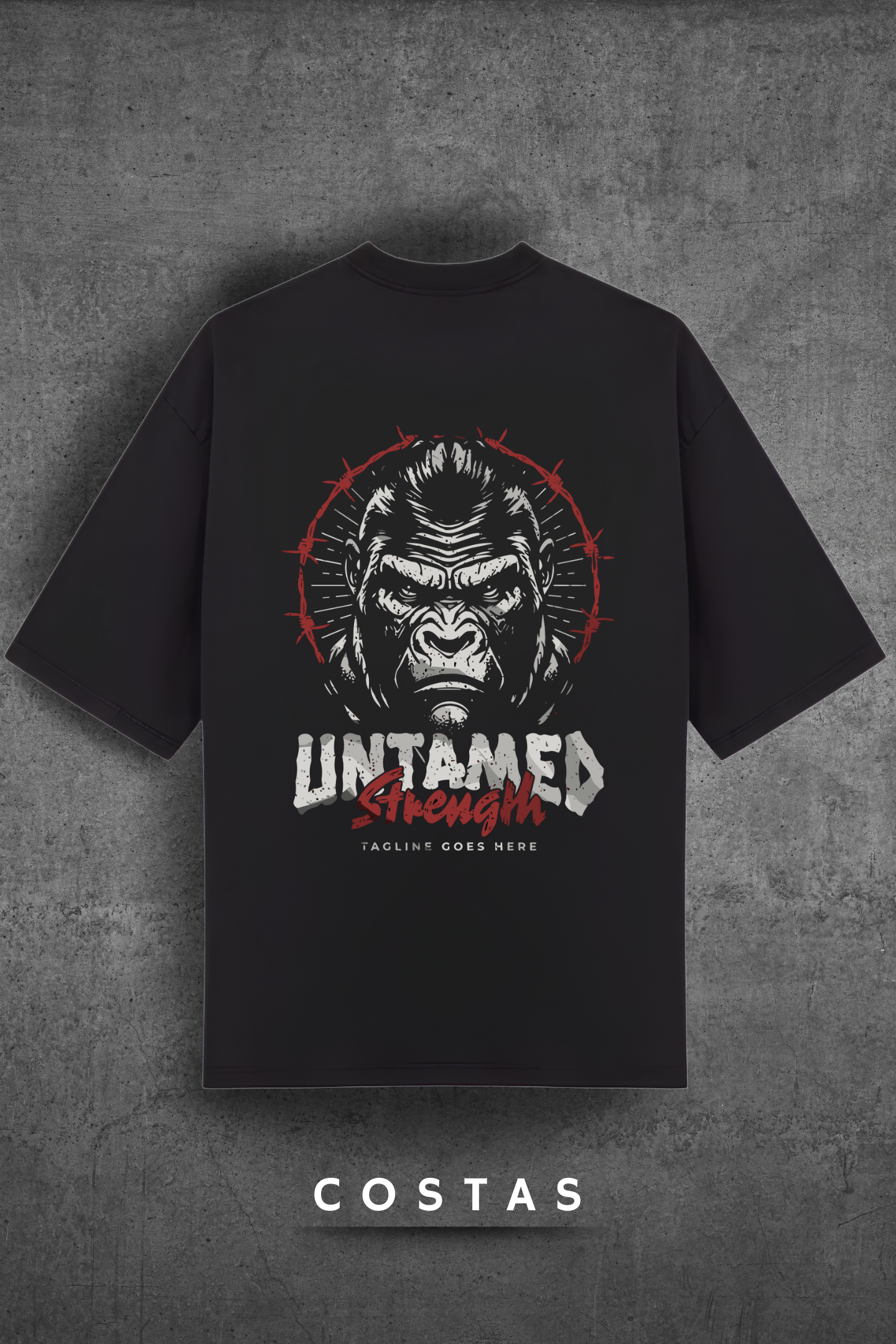 Camiseta Oversized Tshirt Hevor Untamed