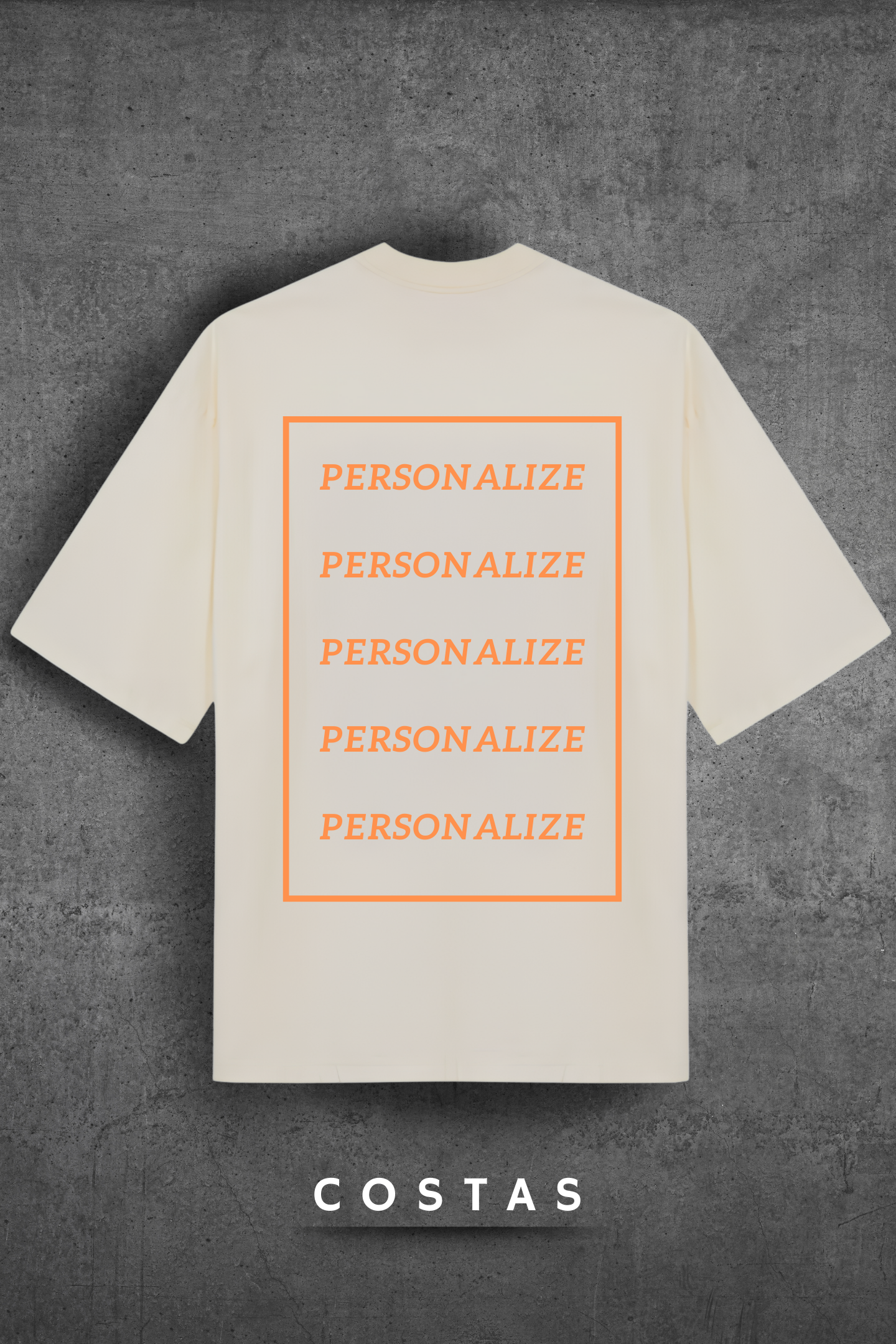 Personalize sua Camiseta Oversized Hevor