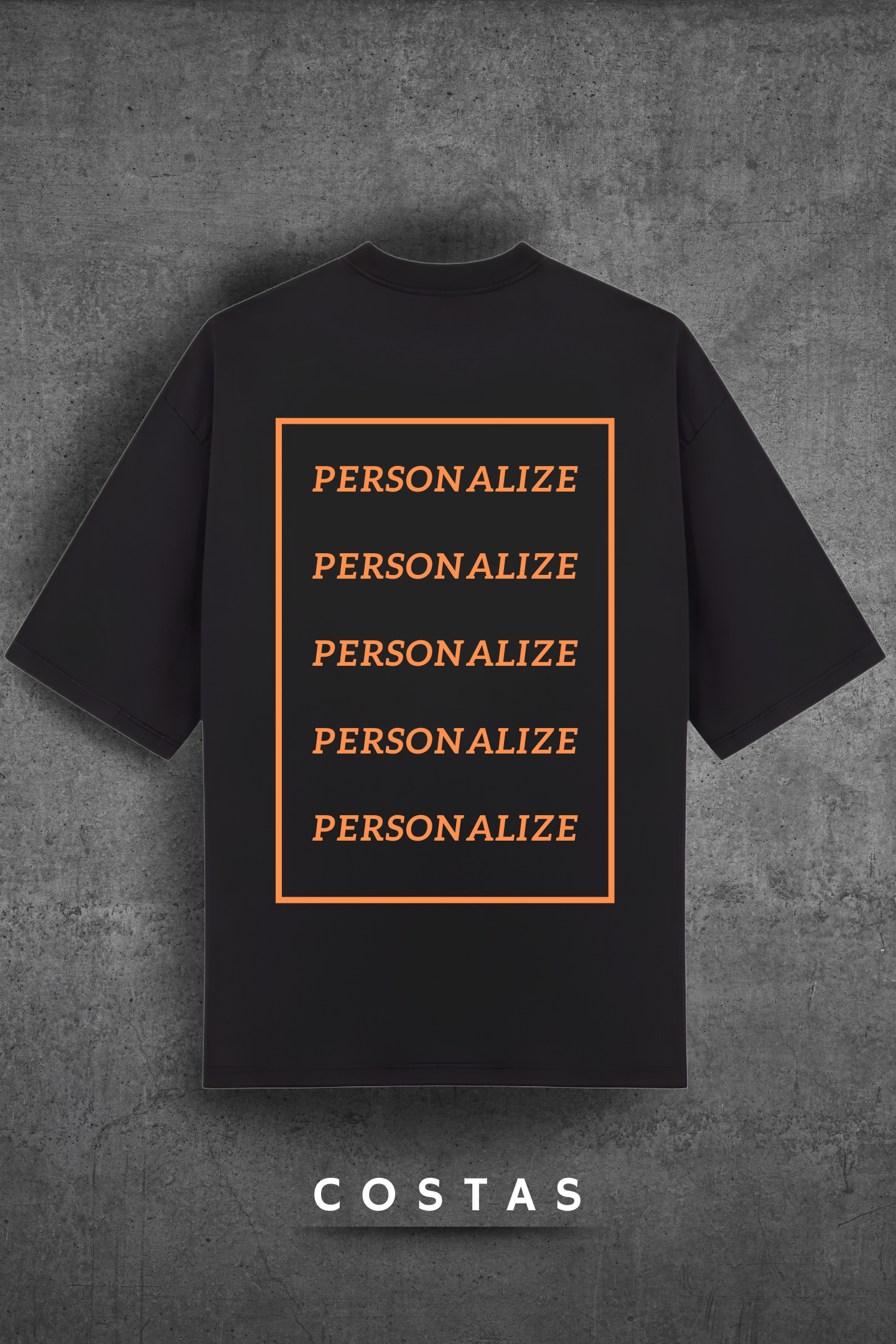 Personalize sua Camiseta Oversized Hevor