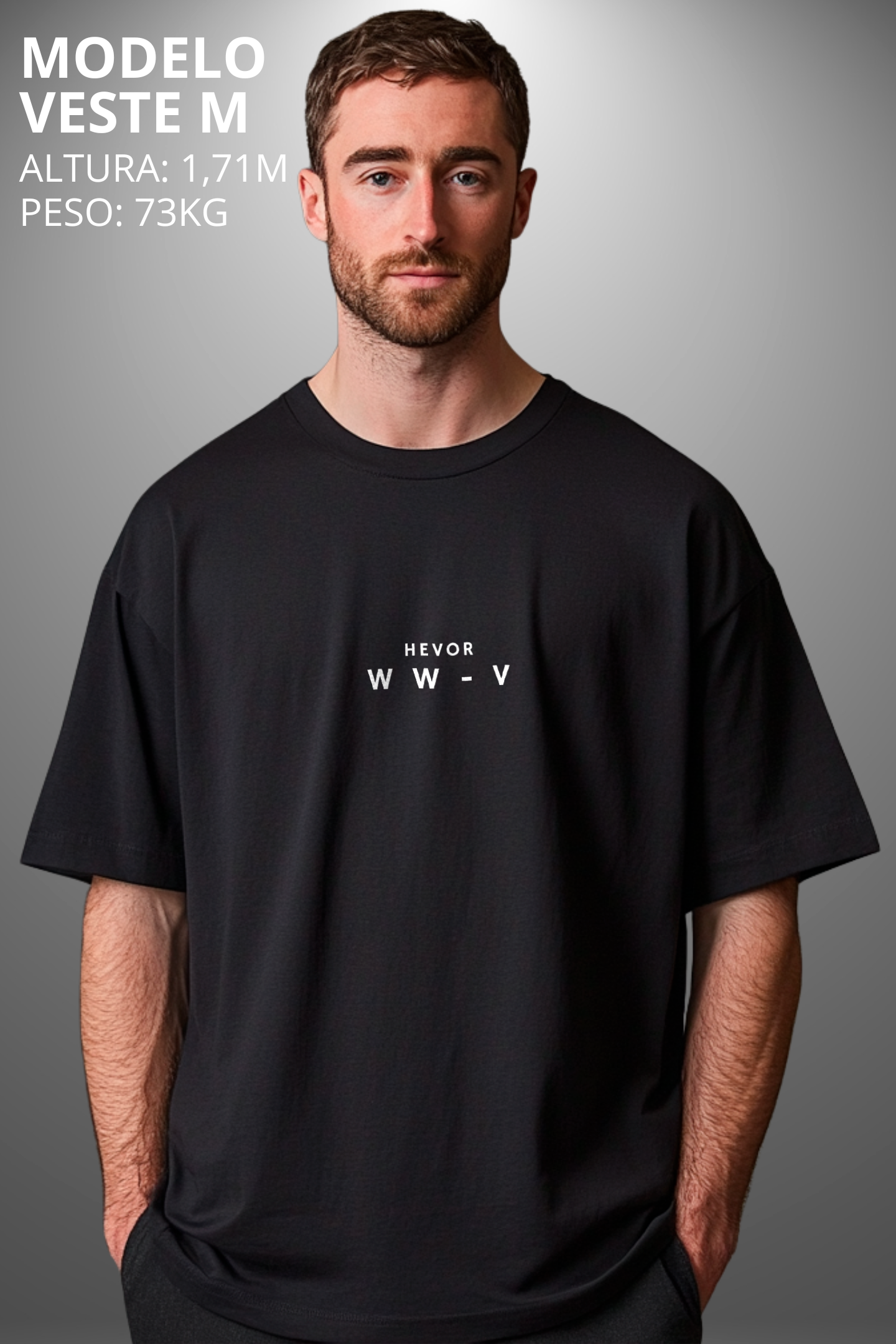 Camiseta Oversized Drop Folclore Brasileiro Lobisomem Hevor
