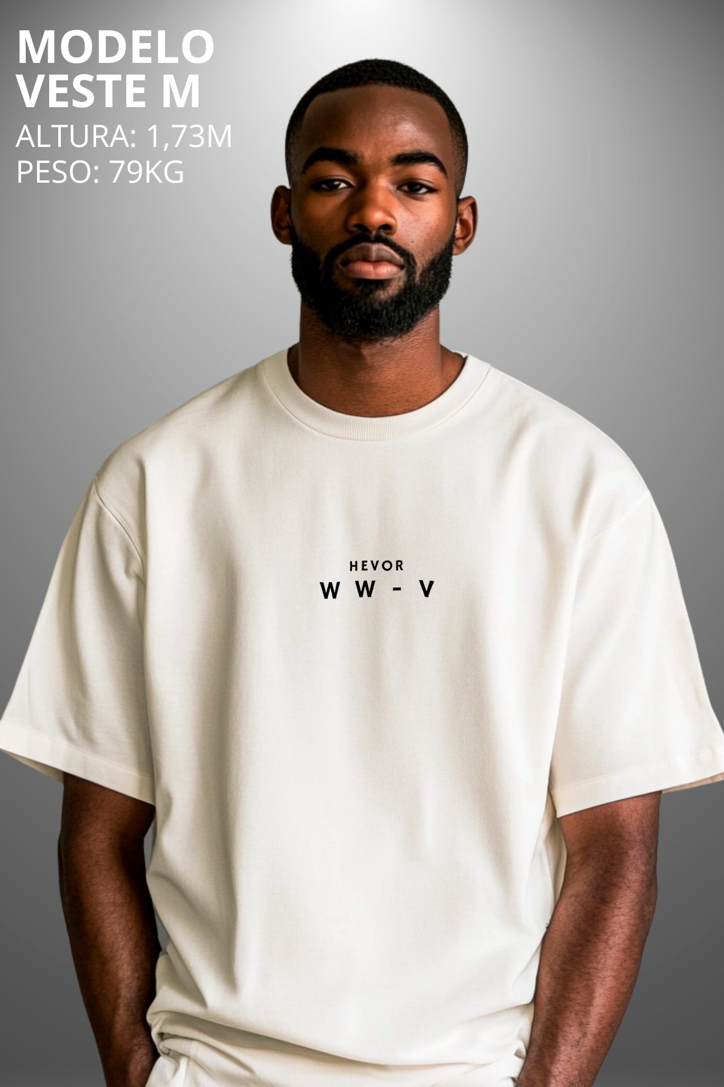 Camiseta Oversized Drop Folclore Brasileiro Lobisomem Hevor