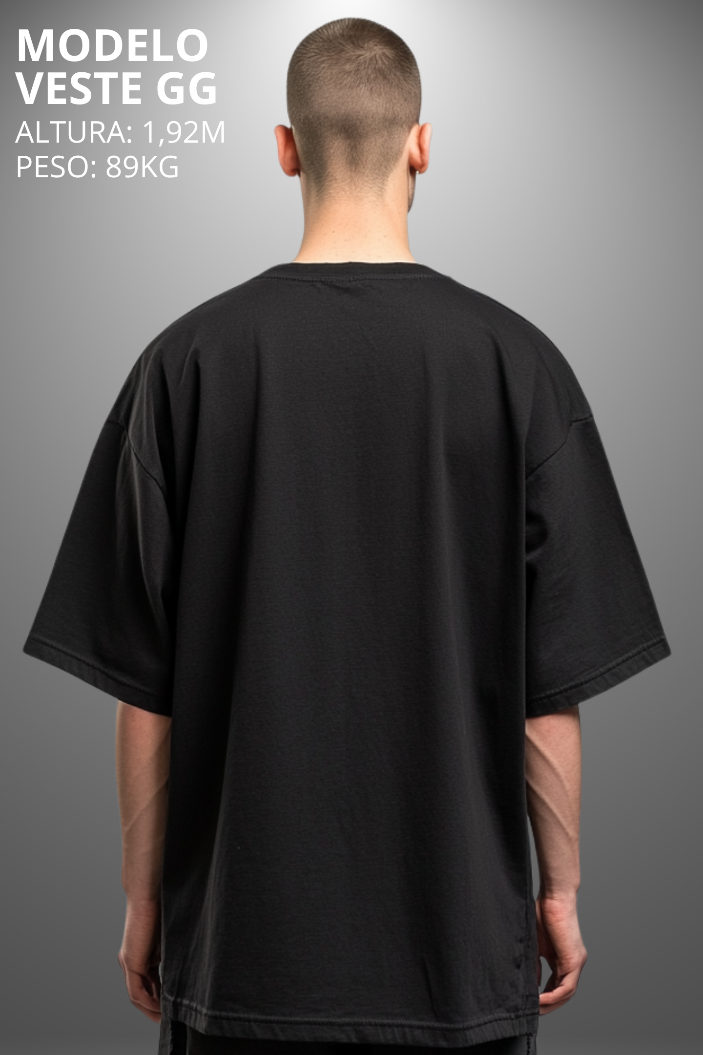 Camiseta Oversized Tshirt Hevor Despojada Storm
