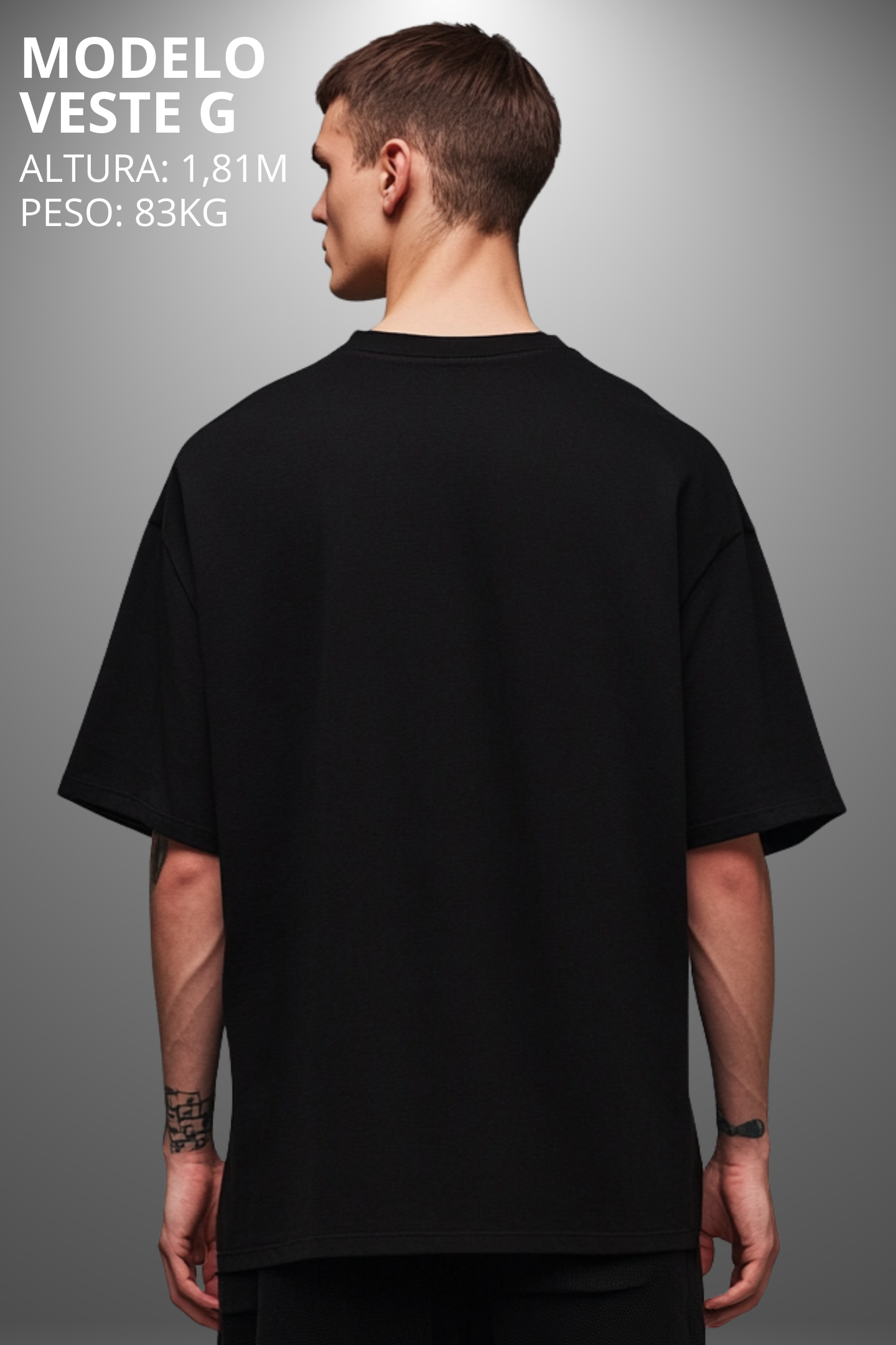 Camiseta Oversized Tshirt Hevor Despojada Storm