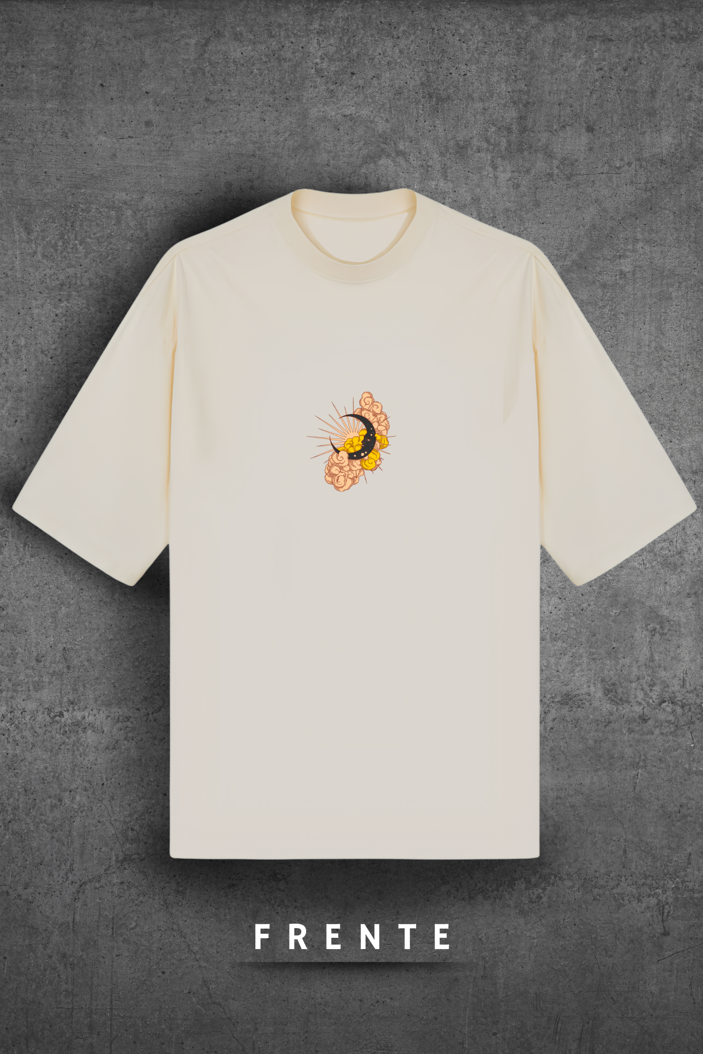 Camiseta Oversized Tshirt Hevor Despojada Eclipse Sereno
