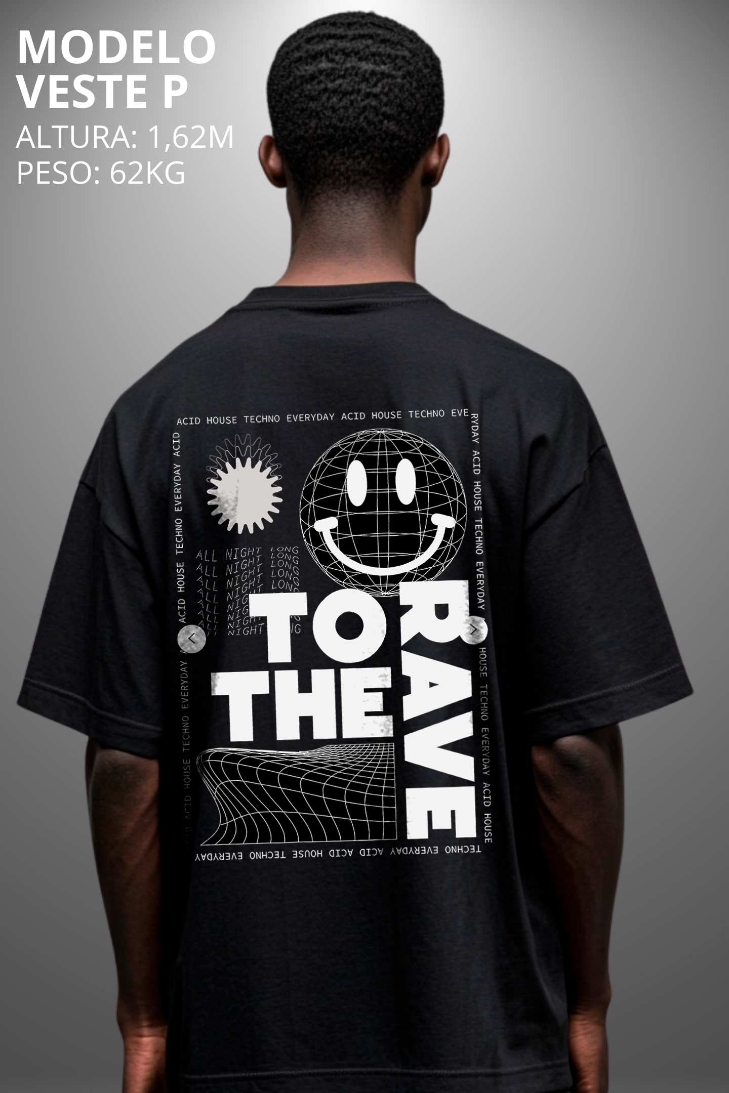 Camiseta Oversized Drop Typography To The Have Hevor