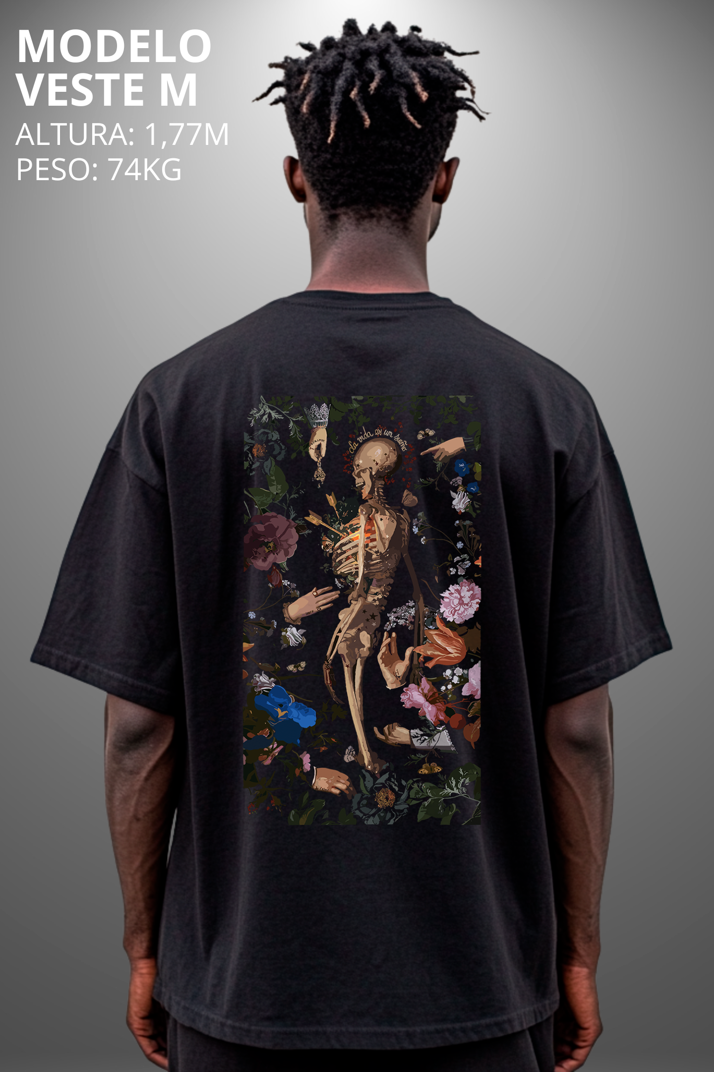 Camiseta Oversized Tshirt Hevor Tarot A Vida é um Sonho