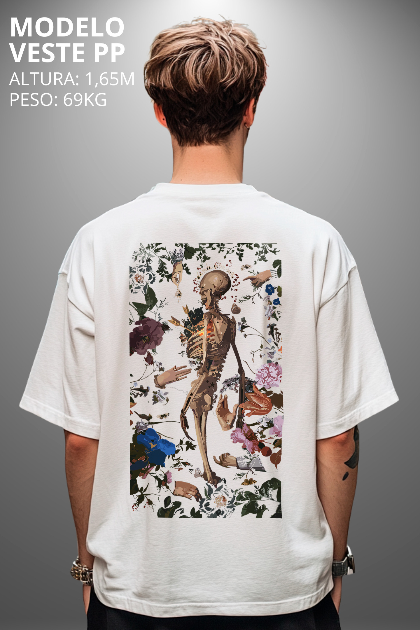 Camiseta Oversized Tshirt Hevor Tarot A Vida é um Sonho