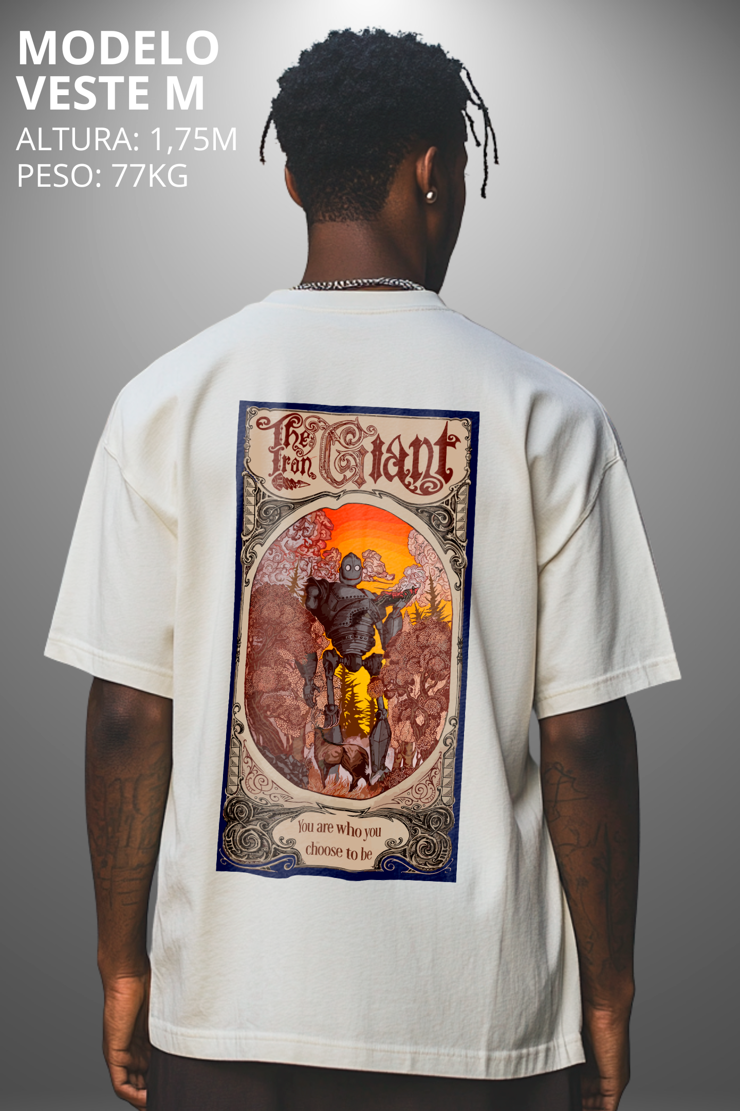 Camiseta Oversized Tshirt Hevor Tarot Chose Bee