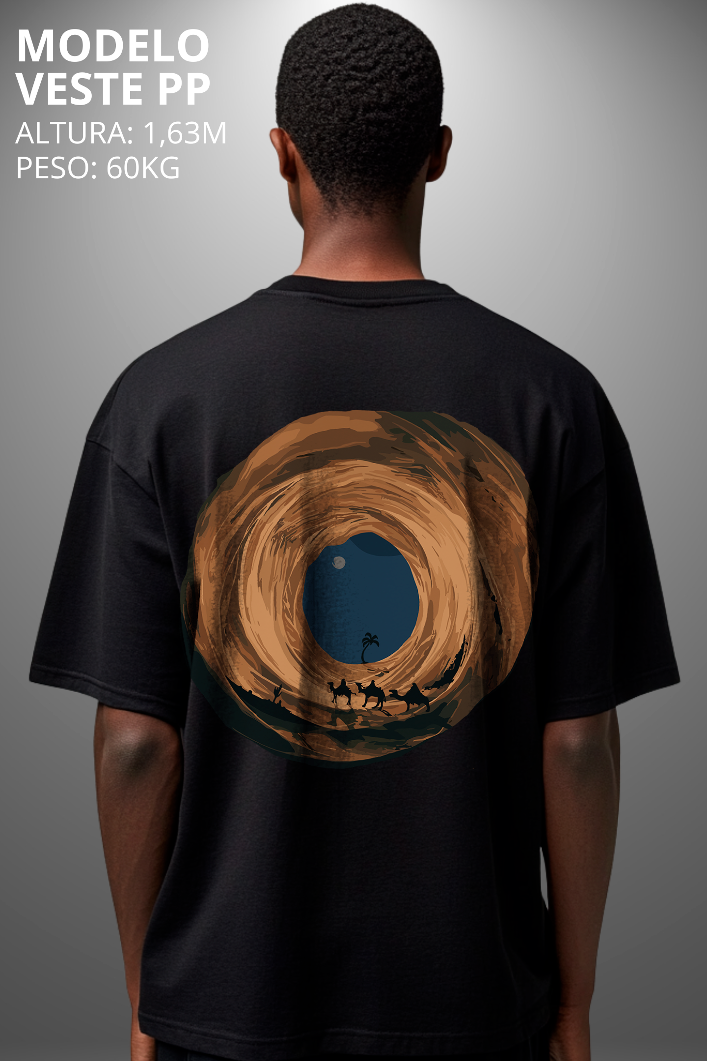 Camiseta Oversized Tshirt Hevor Exclusive Desert