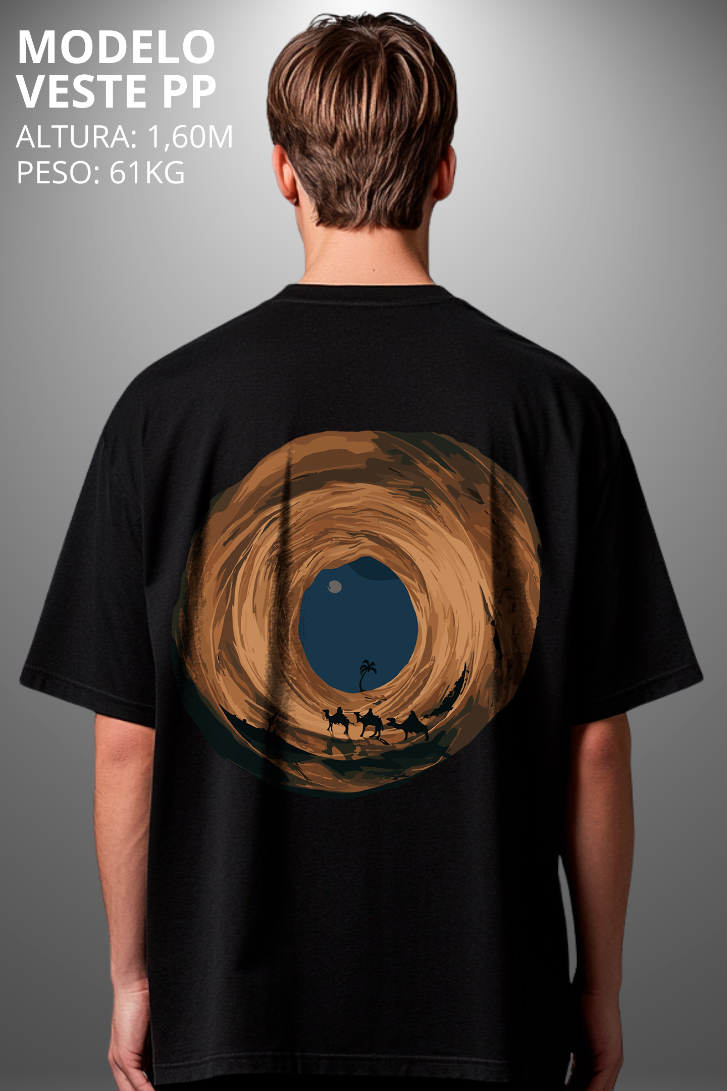 Camiseta Oversized Tshirt Hevor Exclusive Desert