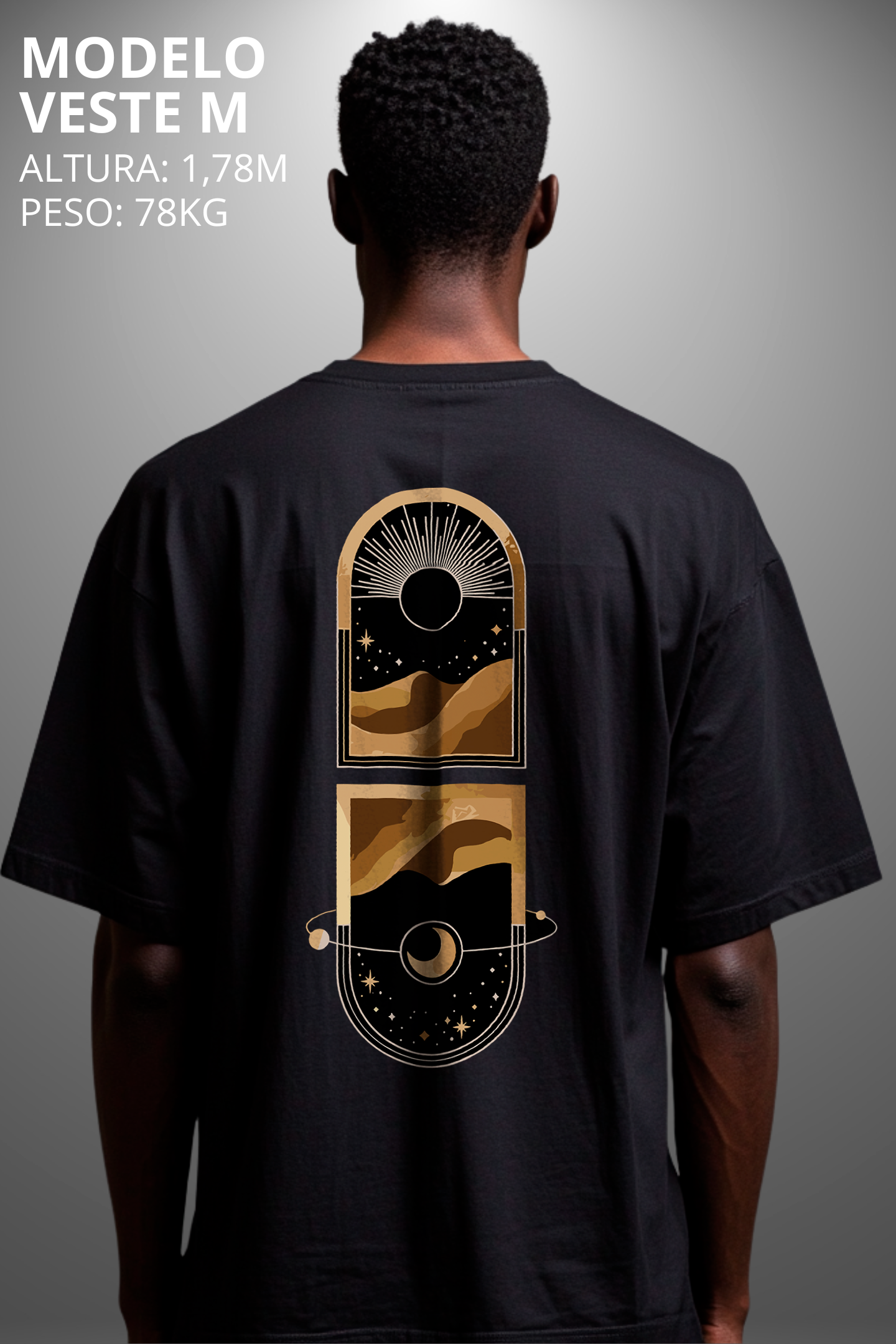 Camiseta Oversized Tshirt Hevor Exclusive Dualism