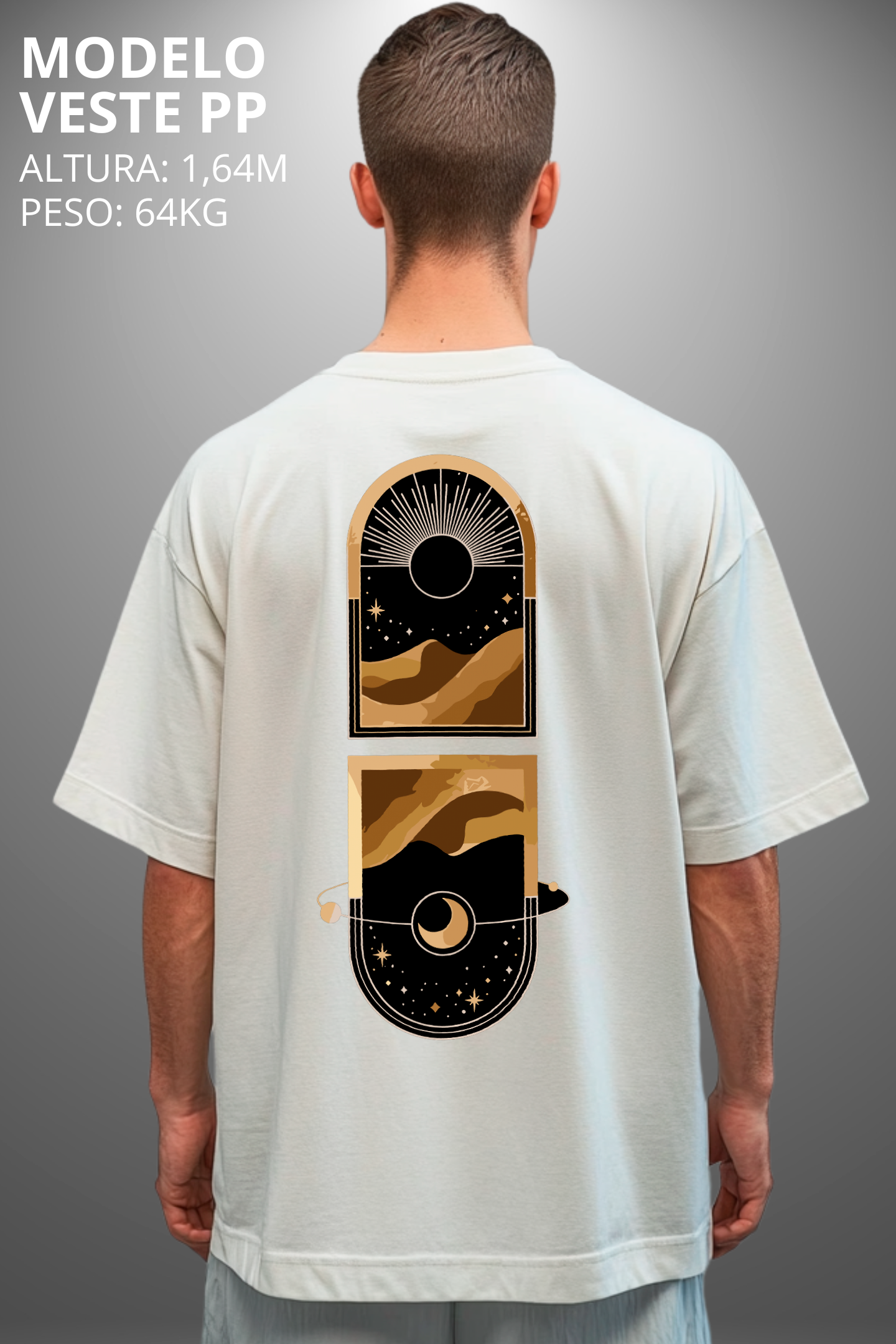 Camiseta Oversized Tshirt Hevor Exclusive Dualism