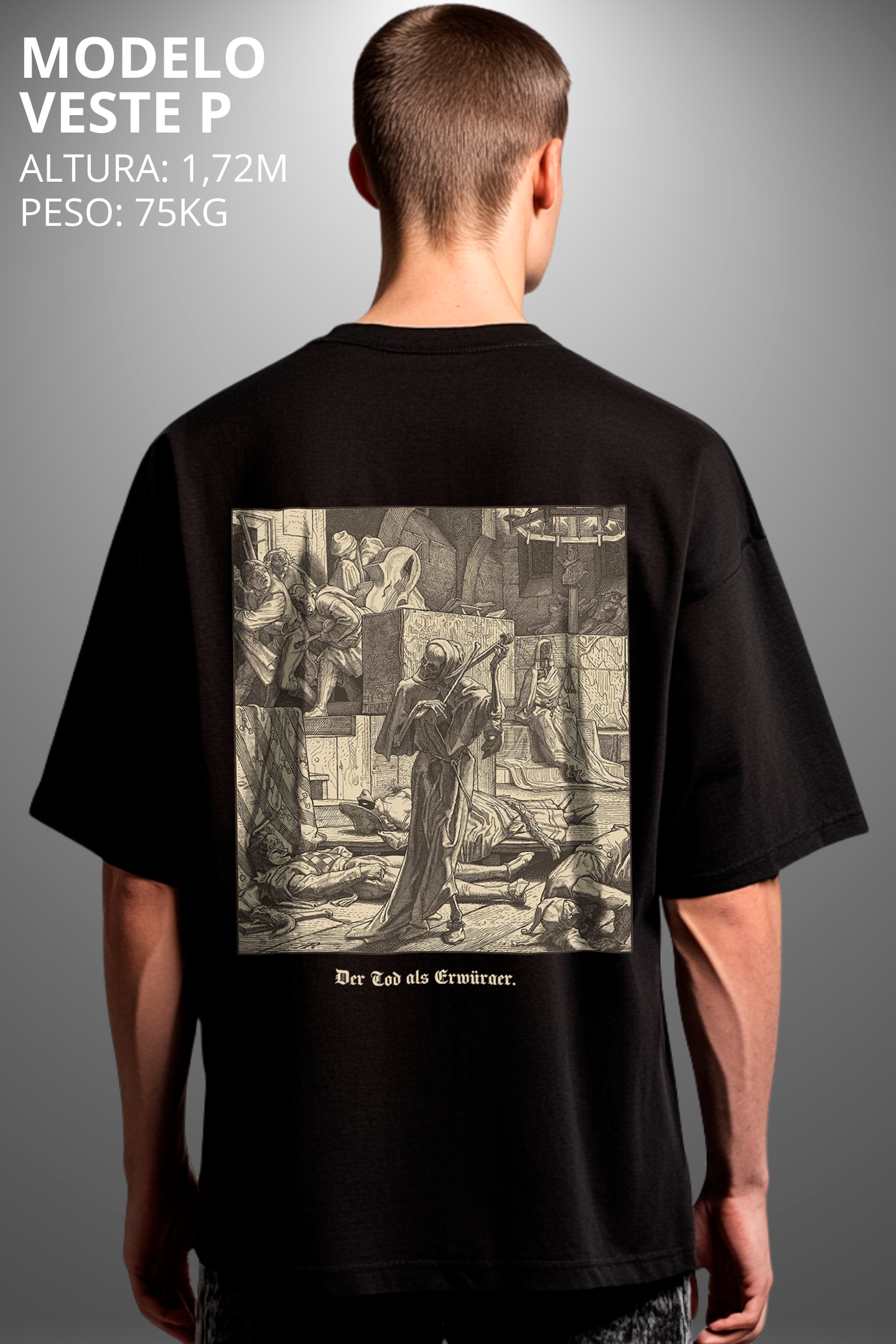 Camiseta Oversized Tshirt Hevor Tarot Final Sigh