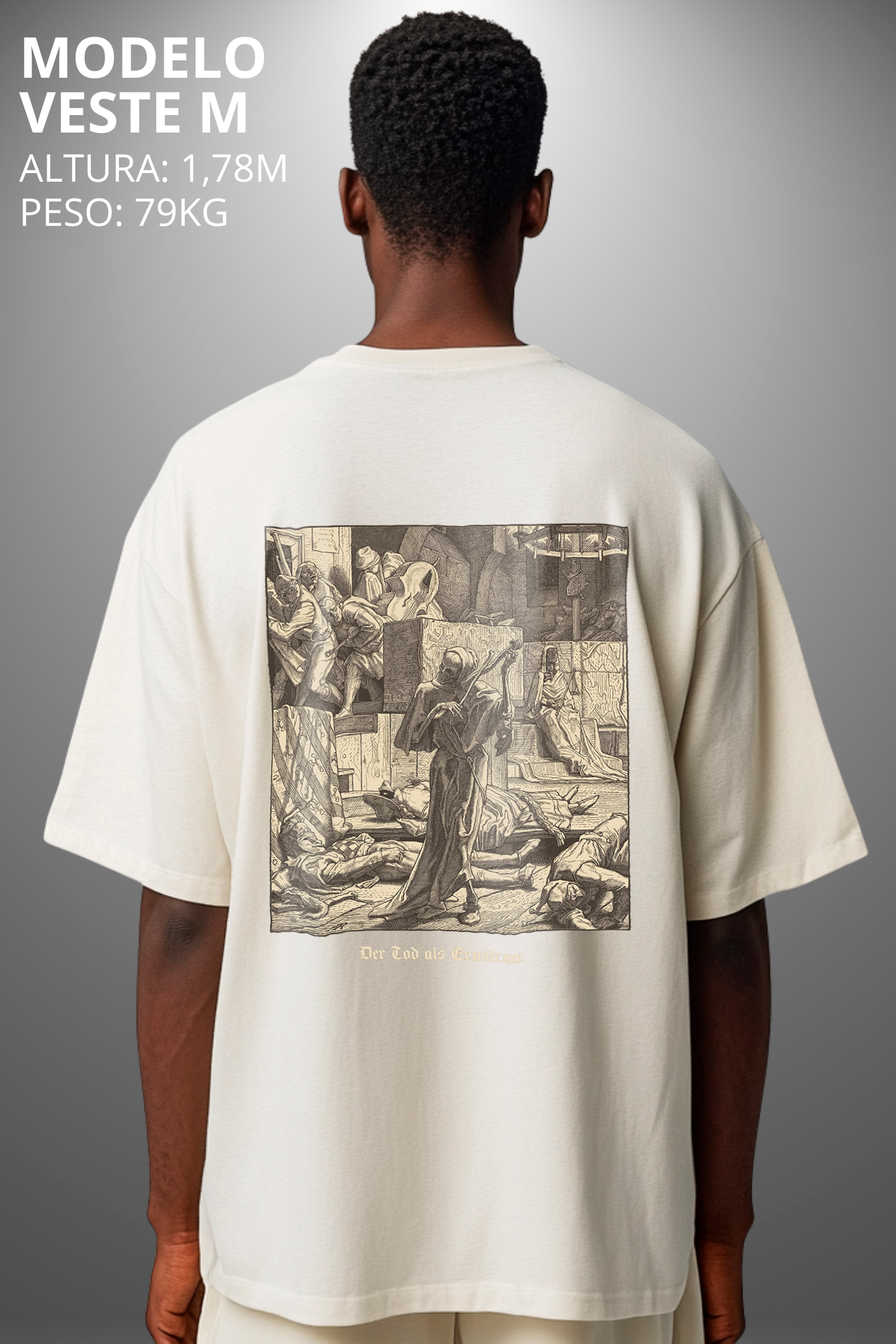 Camiseta Oversized Tshirt Hevor Tarot Final Sigh