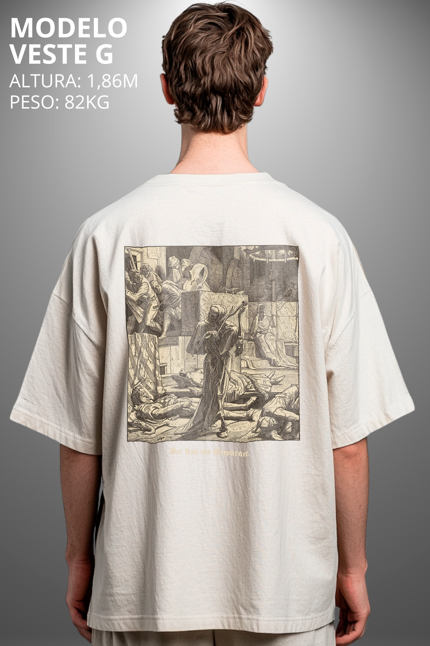 Camiseta Oversized Tshirt Hevor Tarot Final Sigh
