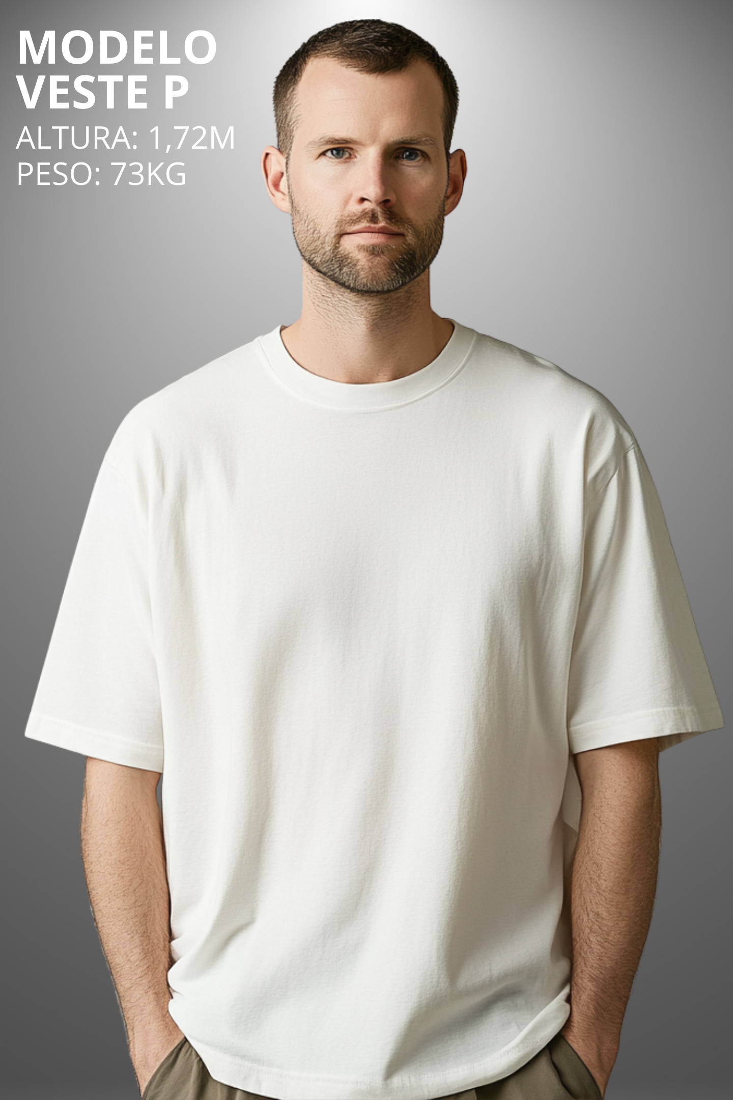 Camiseta Oversized Drop Typography Teach Hevor