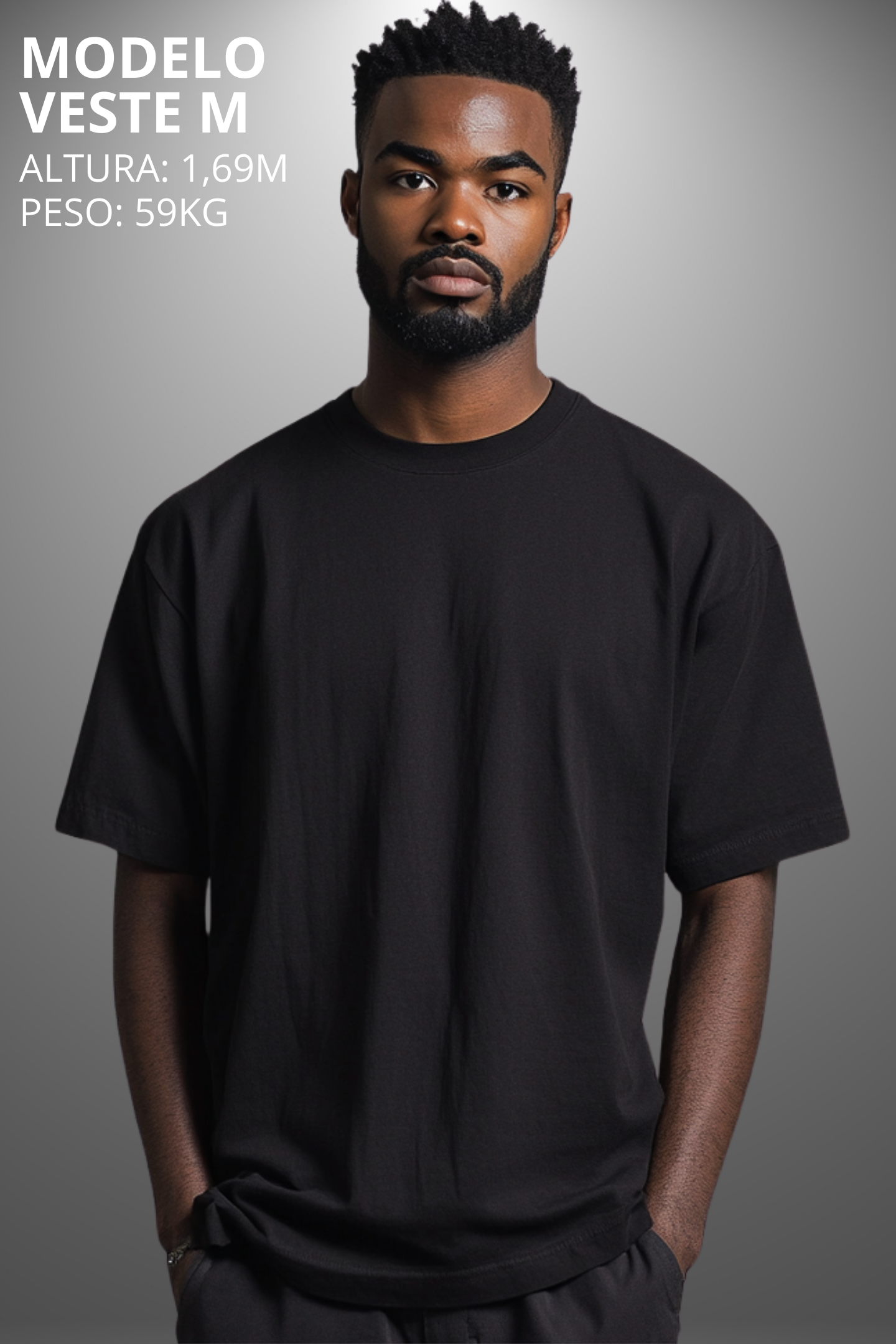 Camiseta Oversized Drop Typography ILL Get Hevor