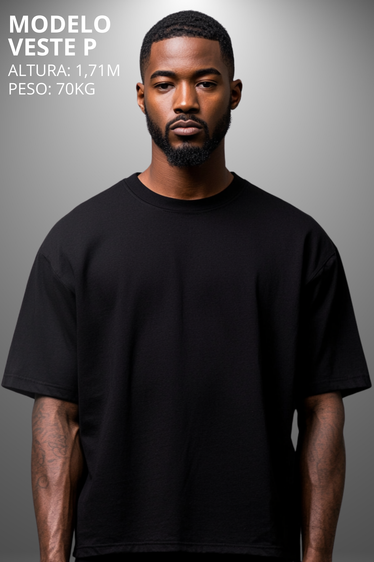 Camiseta Oversized Drop Typography Make You Hevor
