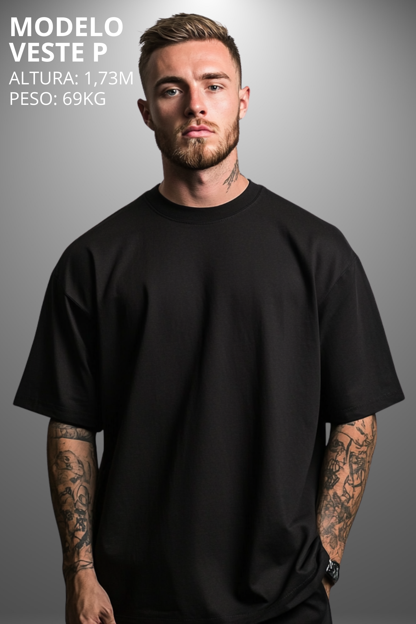 Camiseta Oversized Drop Typography ROD Us Hevor