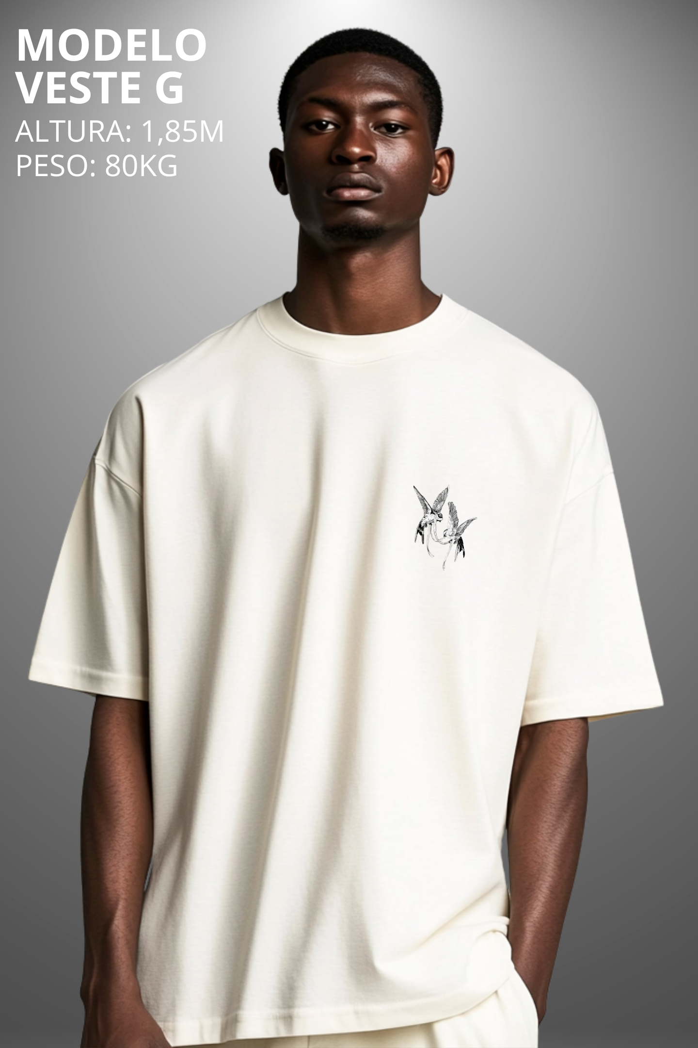 Camiseta Oversized Tshirt Hevor Tarot Anjo Caído