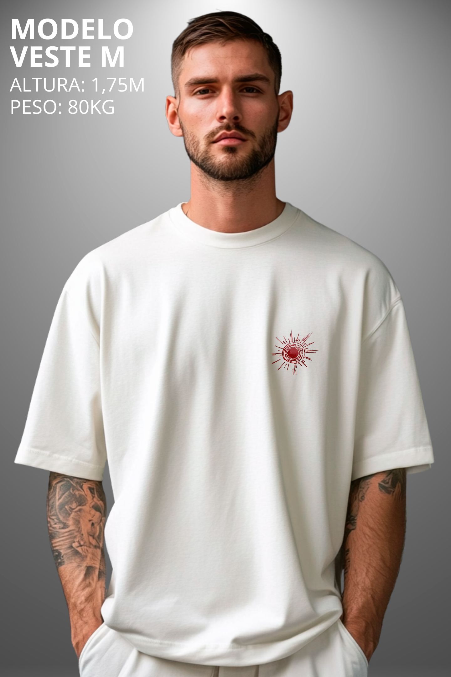 Camiseta Oversized Tshirt Hevor Exclusive Desert Road