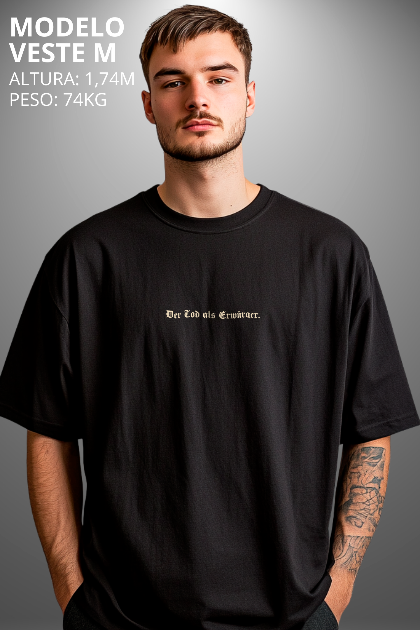 Camiseta Oversized Tshirt Hevor Tarot Final Sigh