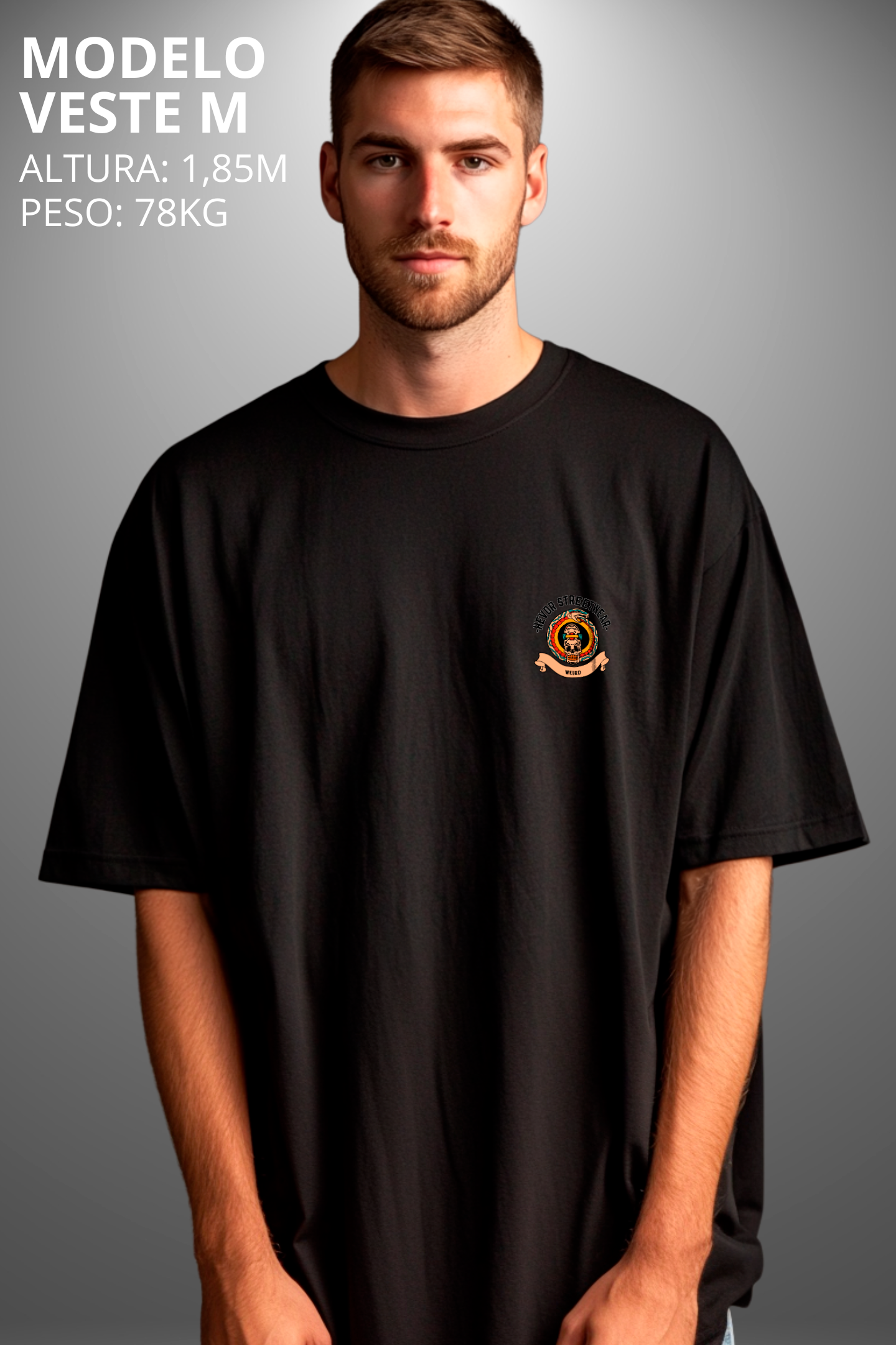Camiseta Oversized Tshirt Hevor Tarot Sergeant