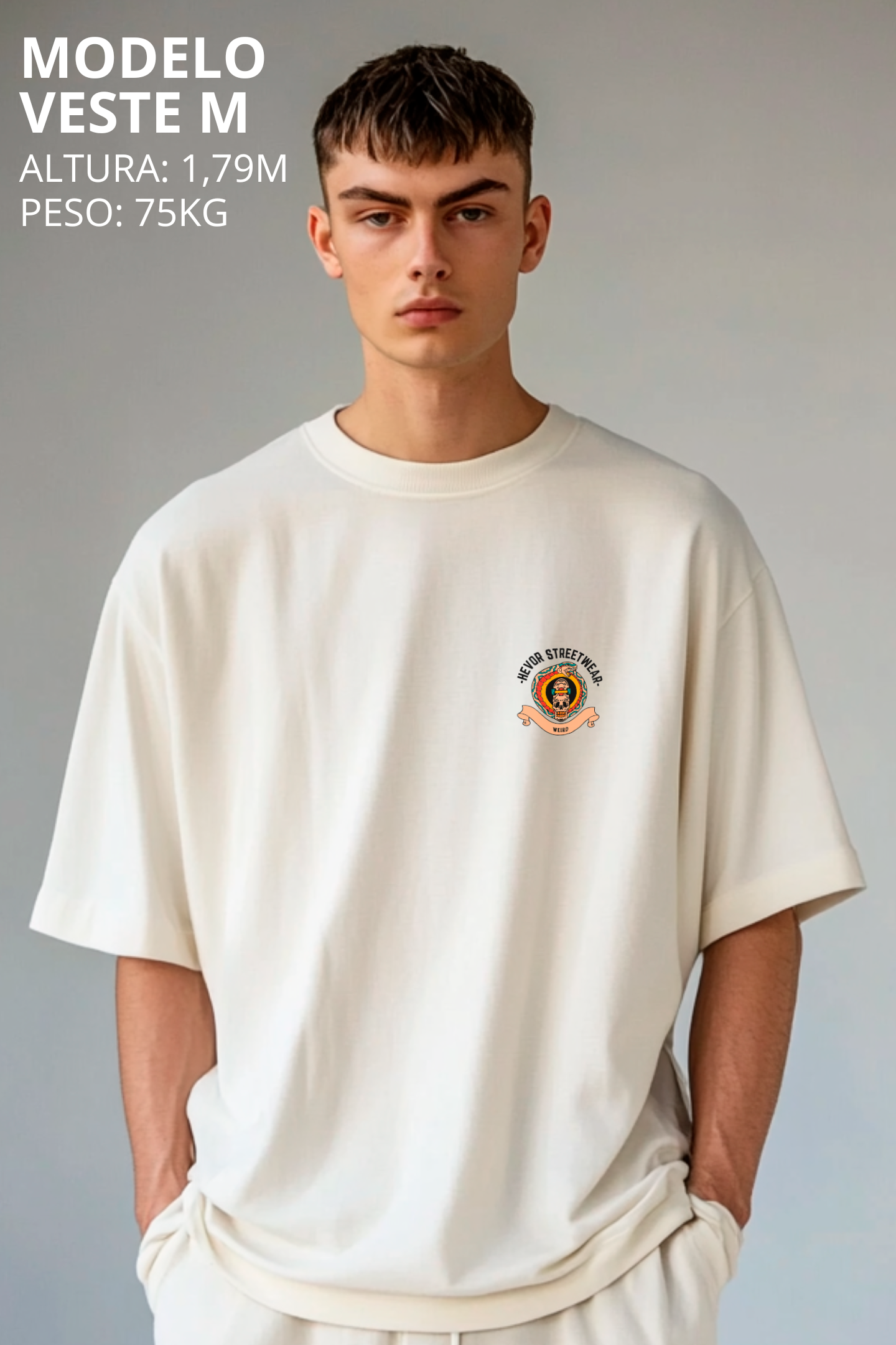 Camiseta Oversized Tshirt Hevor Tarot Final Universe
