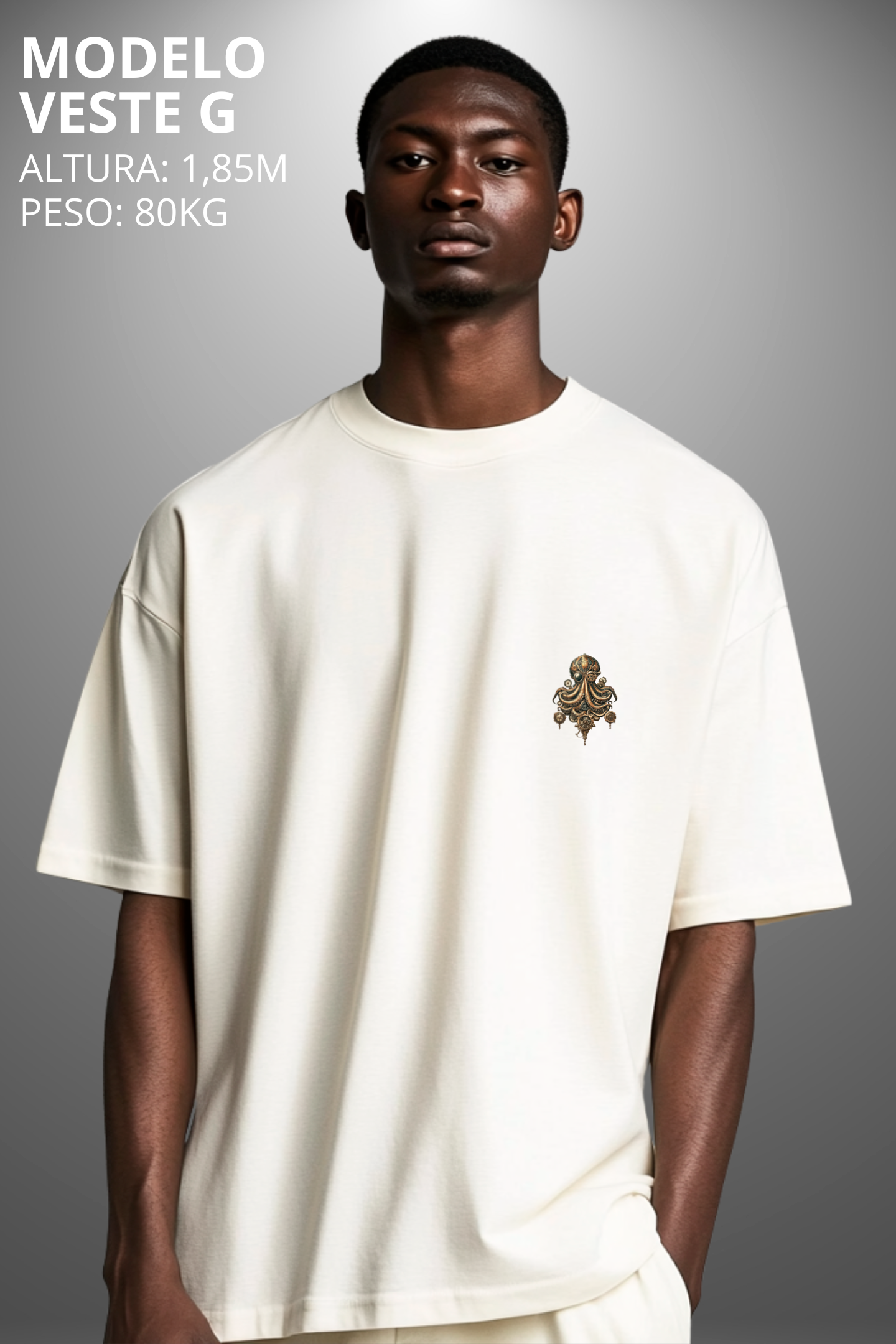 Camiseta Oversized Tshirt Hevor Tarot Kraquen