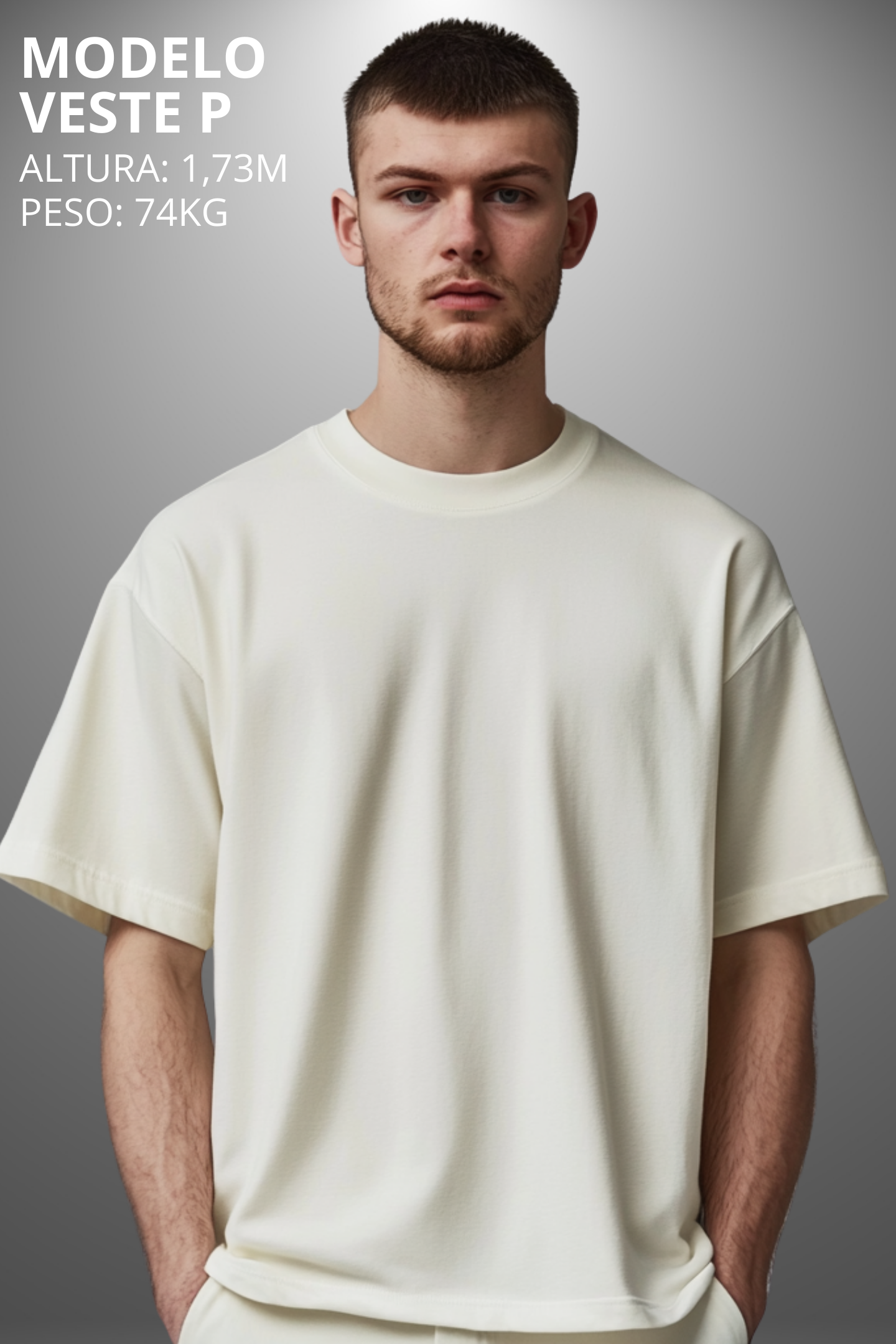 Camiseta Oversized Drop Typography Start Before Hevor