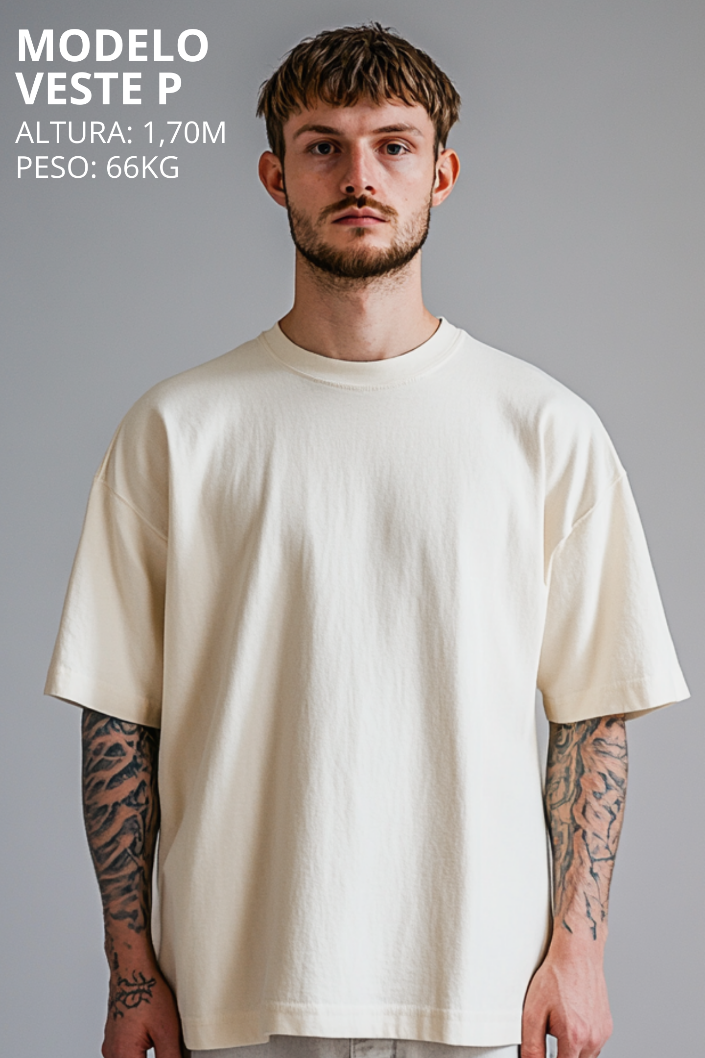 Camiseta Oversized Drop Typography Legend Hevor