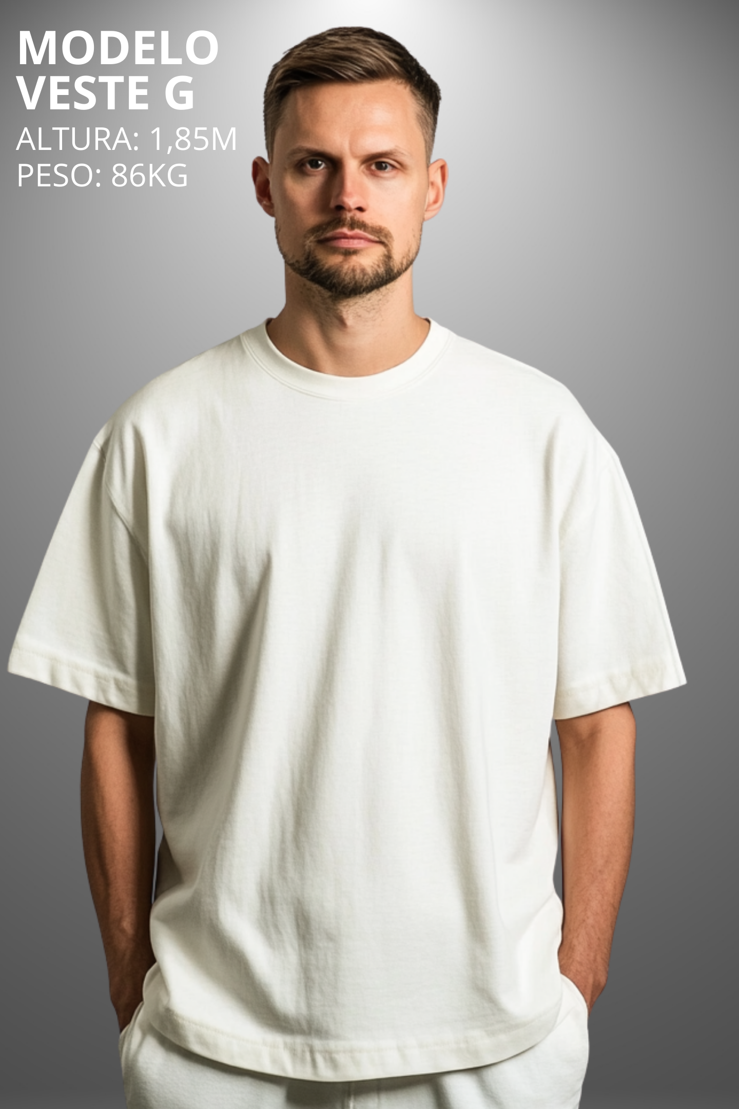 Camiseta Oversized Drop Typography Make You Hevor