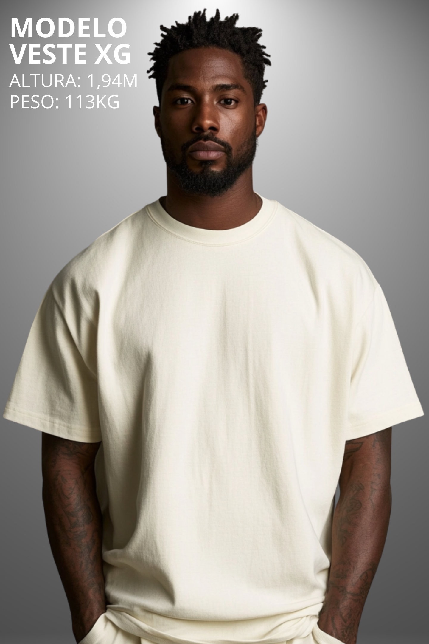 Camiseta Oversized Drop Typography Make You Hevor