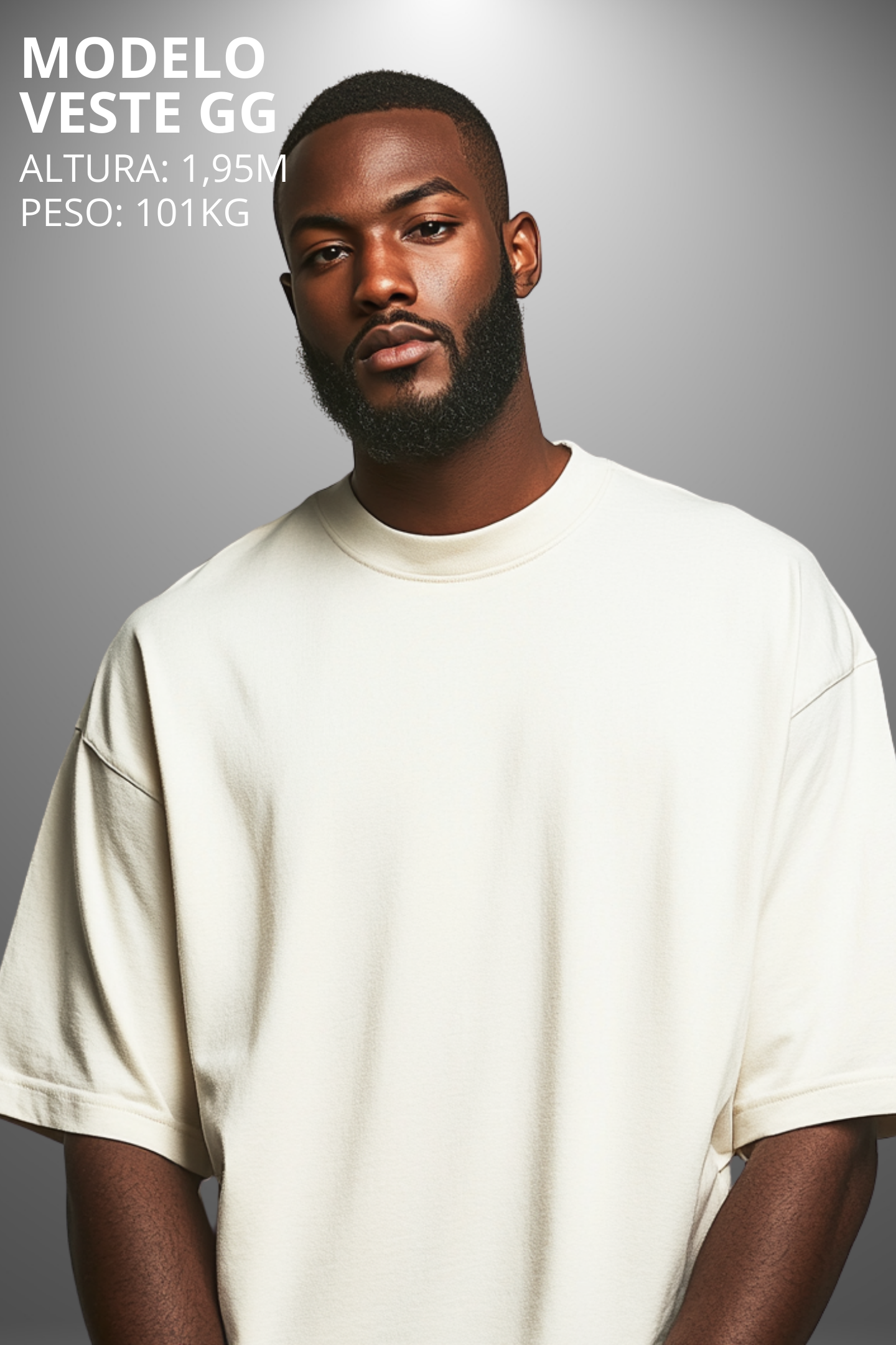 Camiseta Oversized Drop Typography ILL Get Hevor