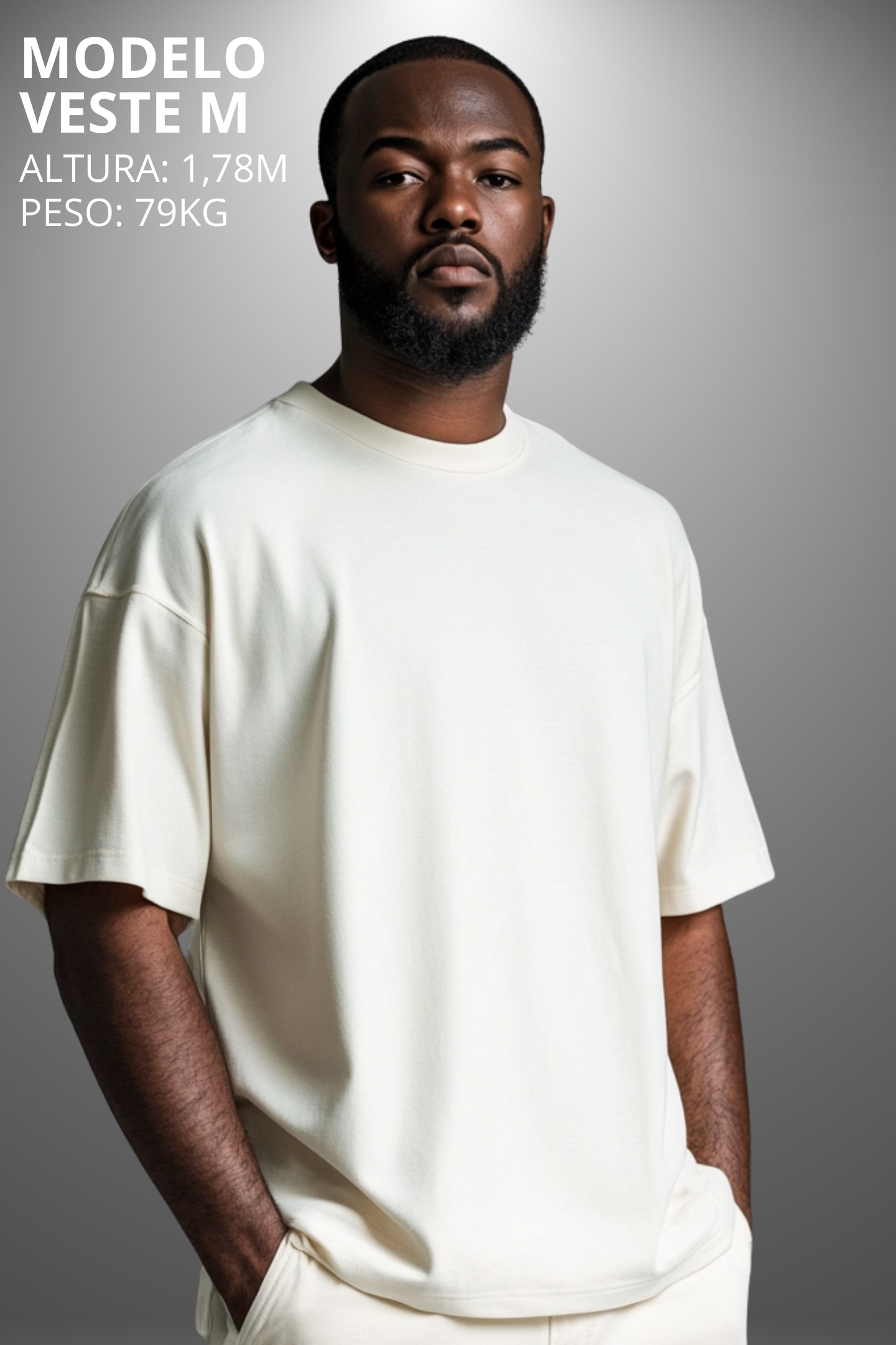 Camiseta Oversized Drop Typography Not Like Us Hevor